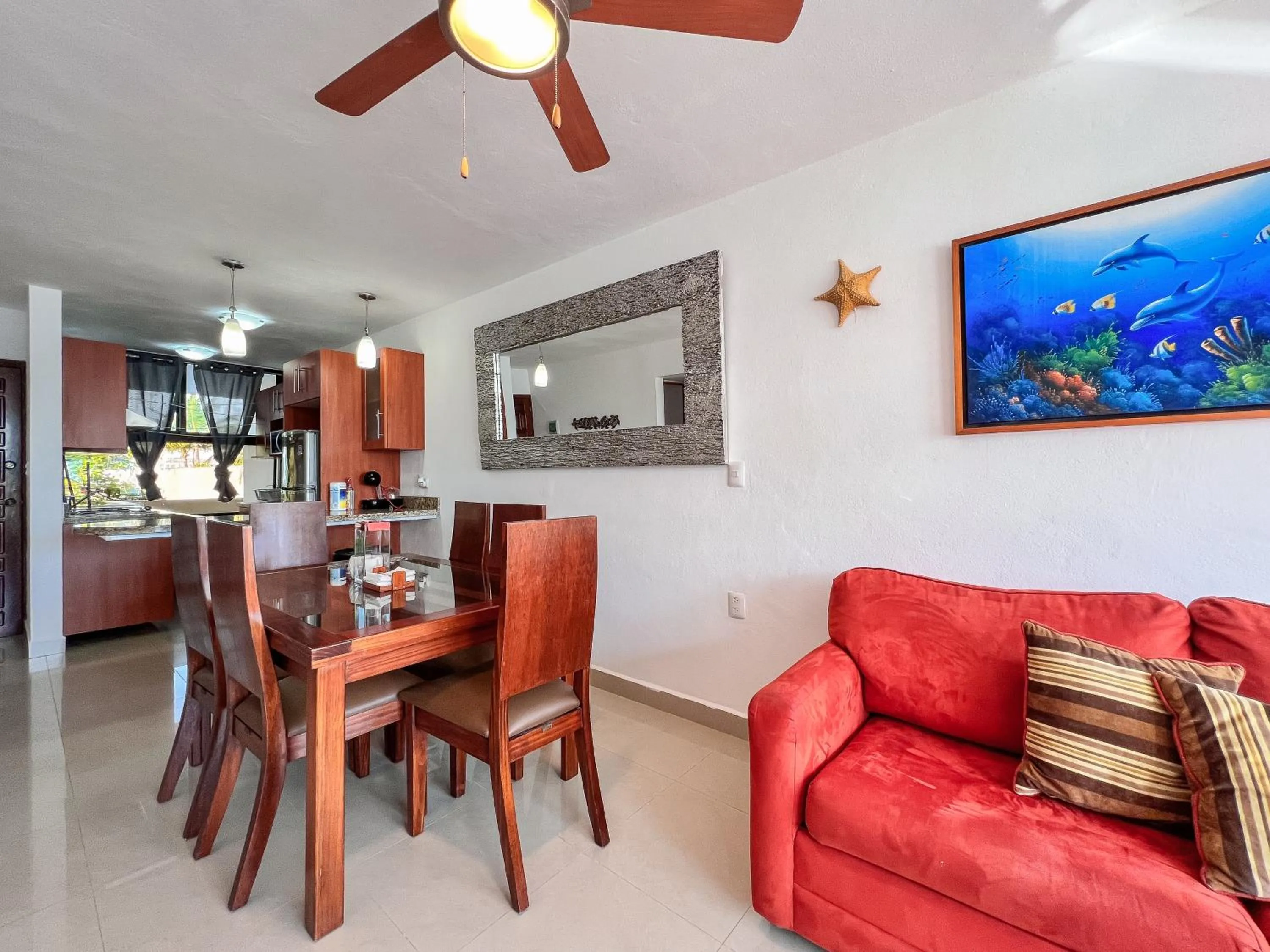 Kitchen or kitchenette in Bello Mar de Cancun, Beautiful 2Br 2Ba Condo overlooking beach spectacular view!