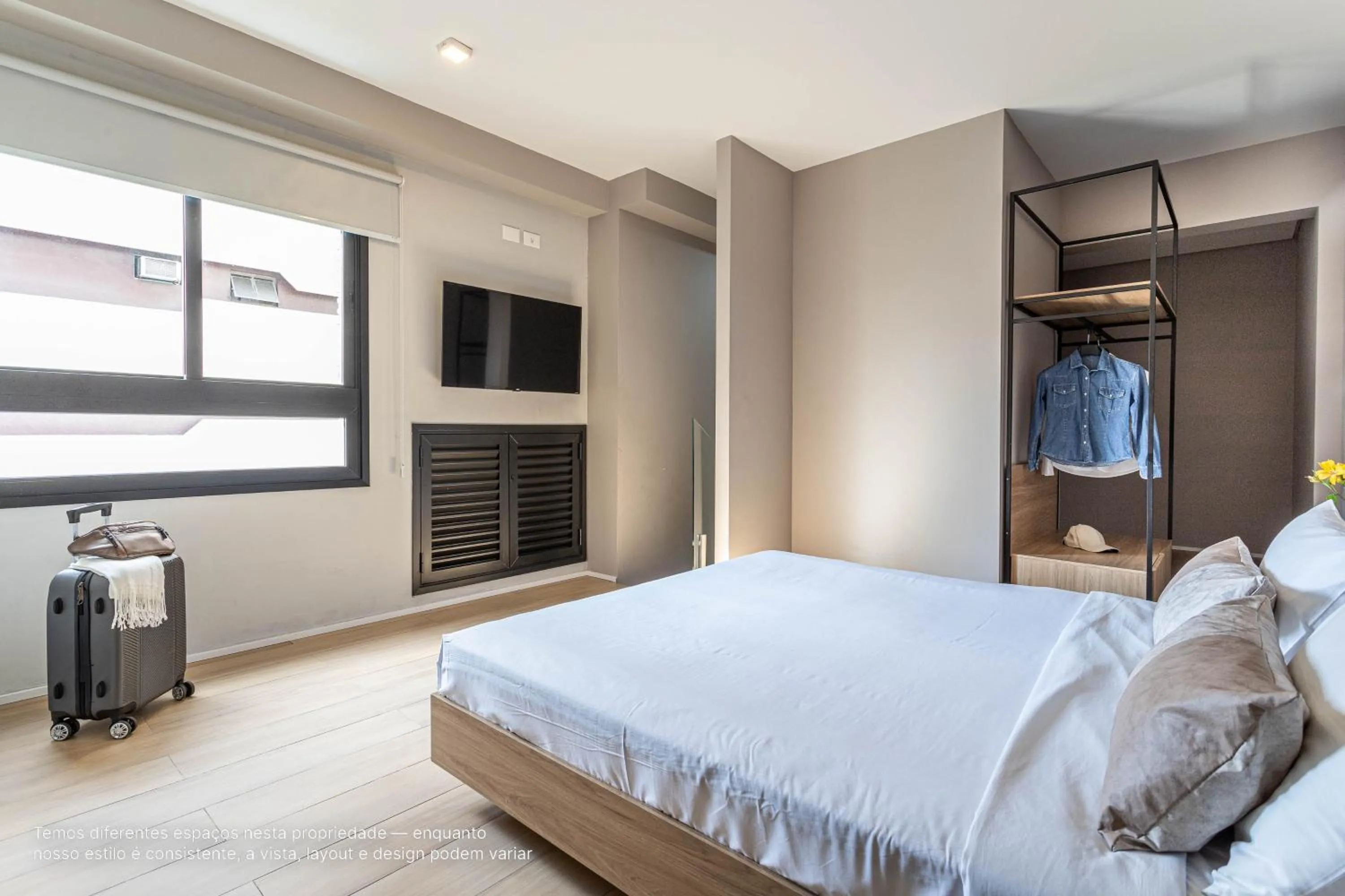 Photo of the whole room, Bed in Next AW Franca by Viva - Prédio novo ao lado da Av Paulista