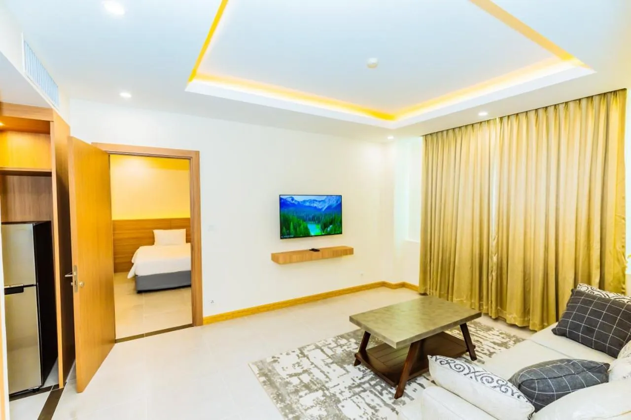 Living room, Bed in Dynasty Casino Hotel