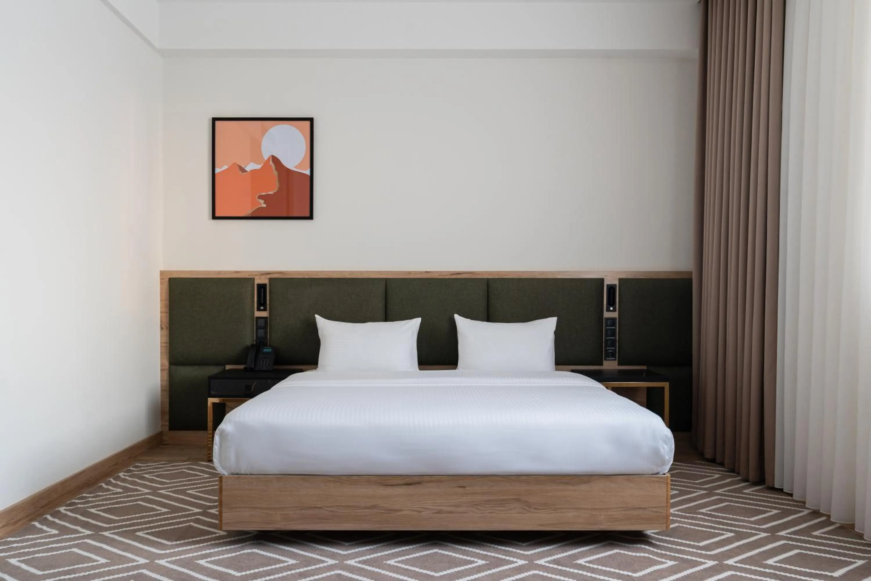 Photo of the whole room, Bed in THE ELEMENTS HOTEL