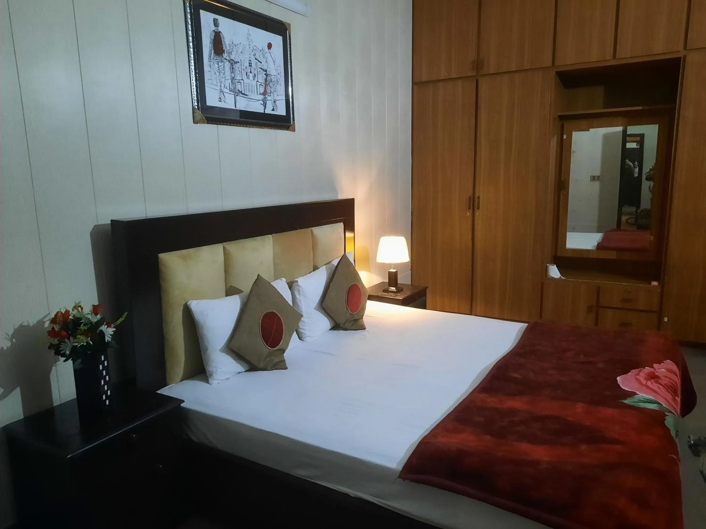 Bed in Hotel Royal Fort