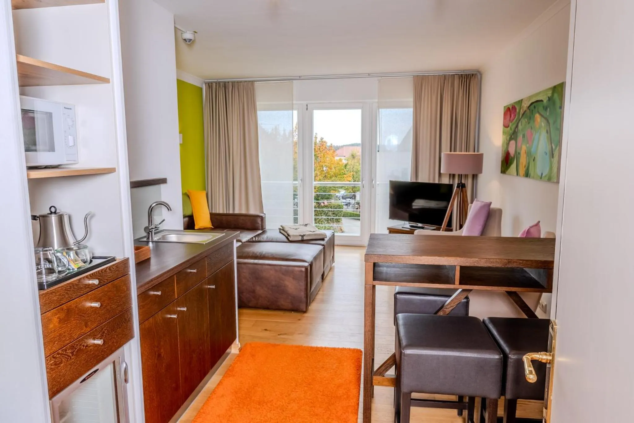 Living room in Aparthotel Parsberg GreenDesign