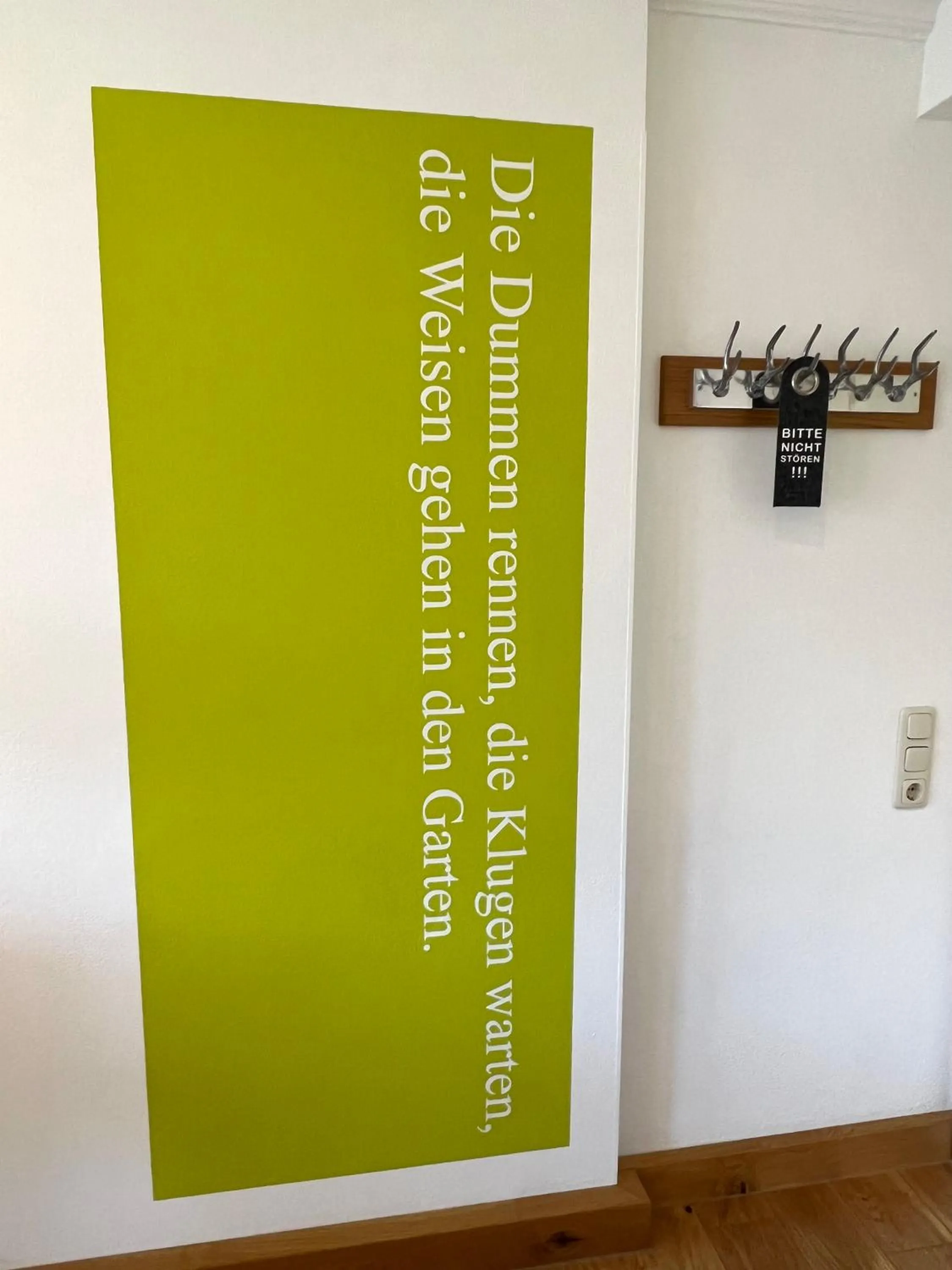 Text overlay in Aparthotel Parsberg GreenDesign