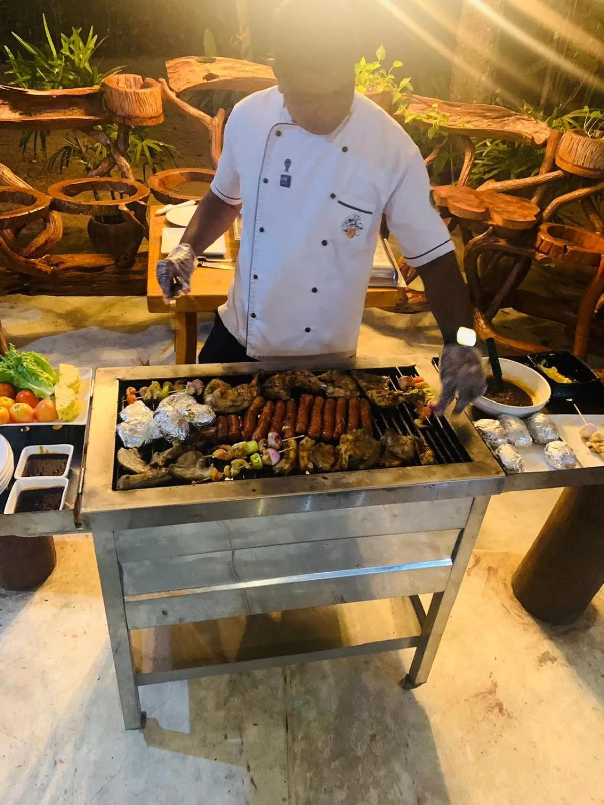 BBQ facilities in Lake Resort Bolgoda