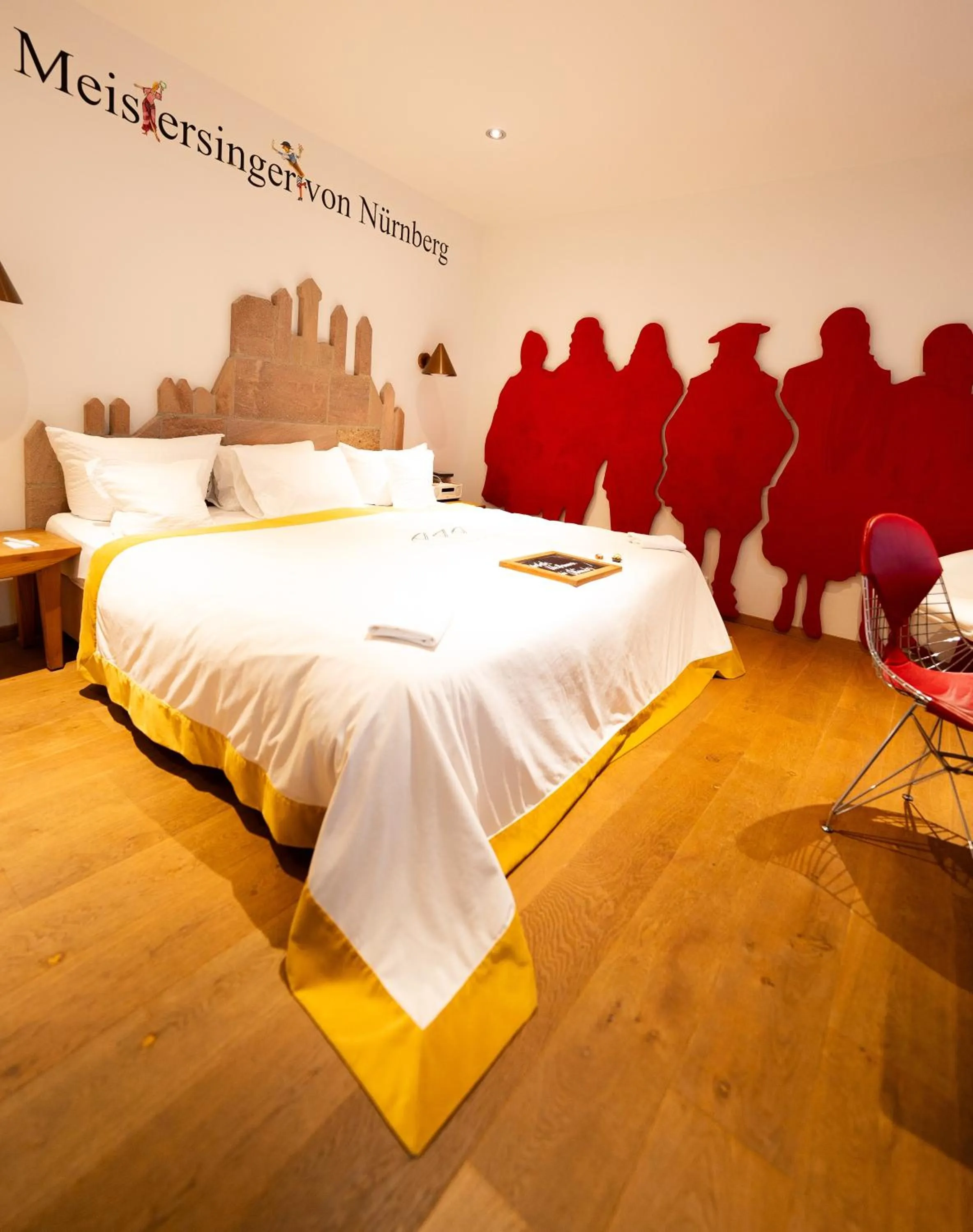 Bed in Hotel Drei Raben