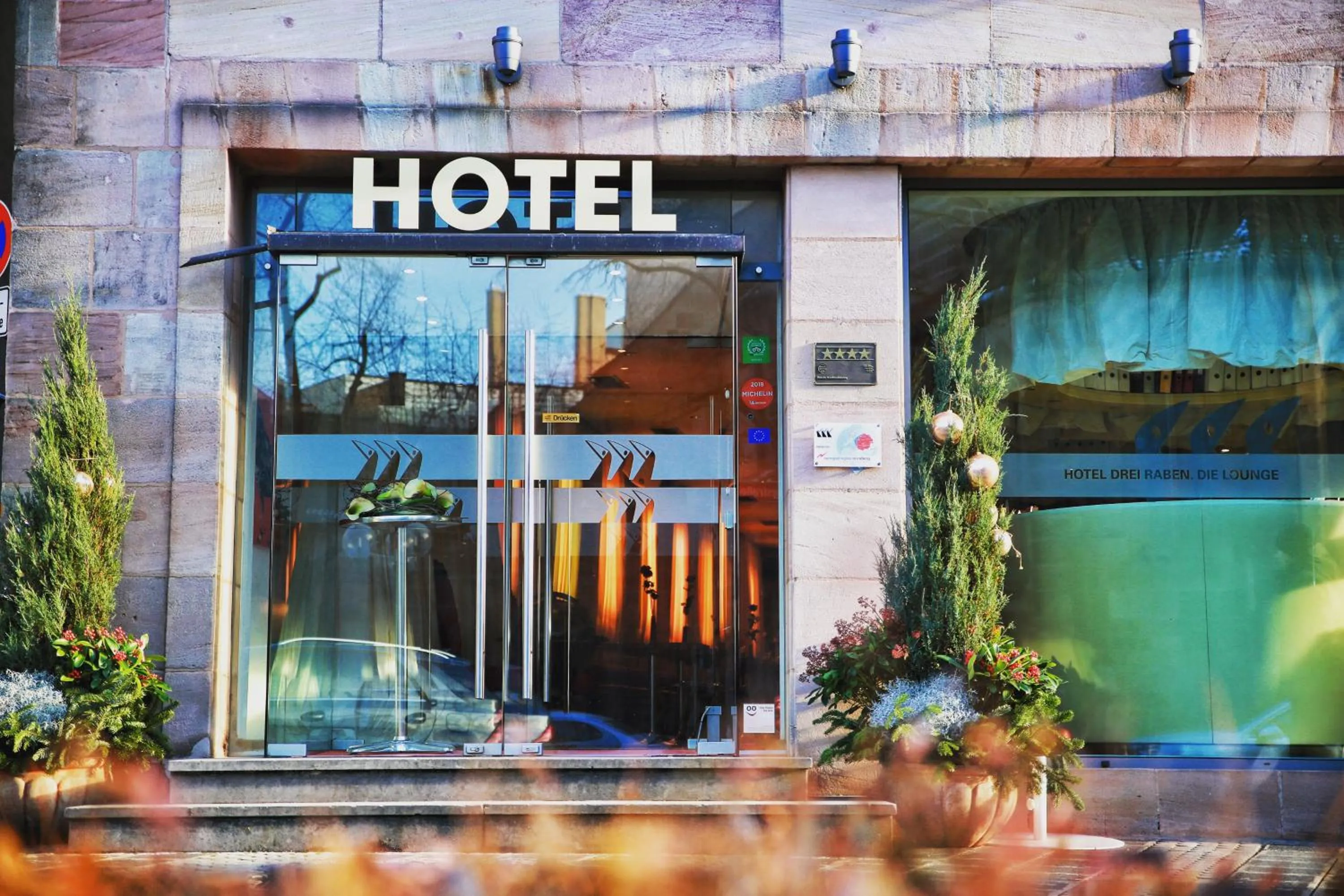 Property building in Hotel Drei Raben