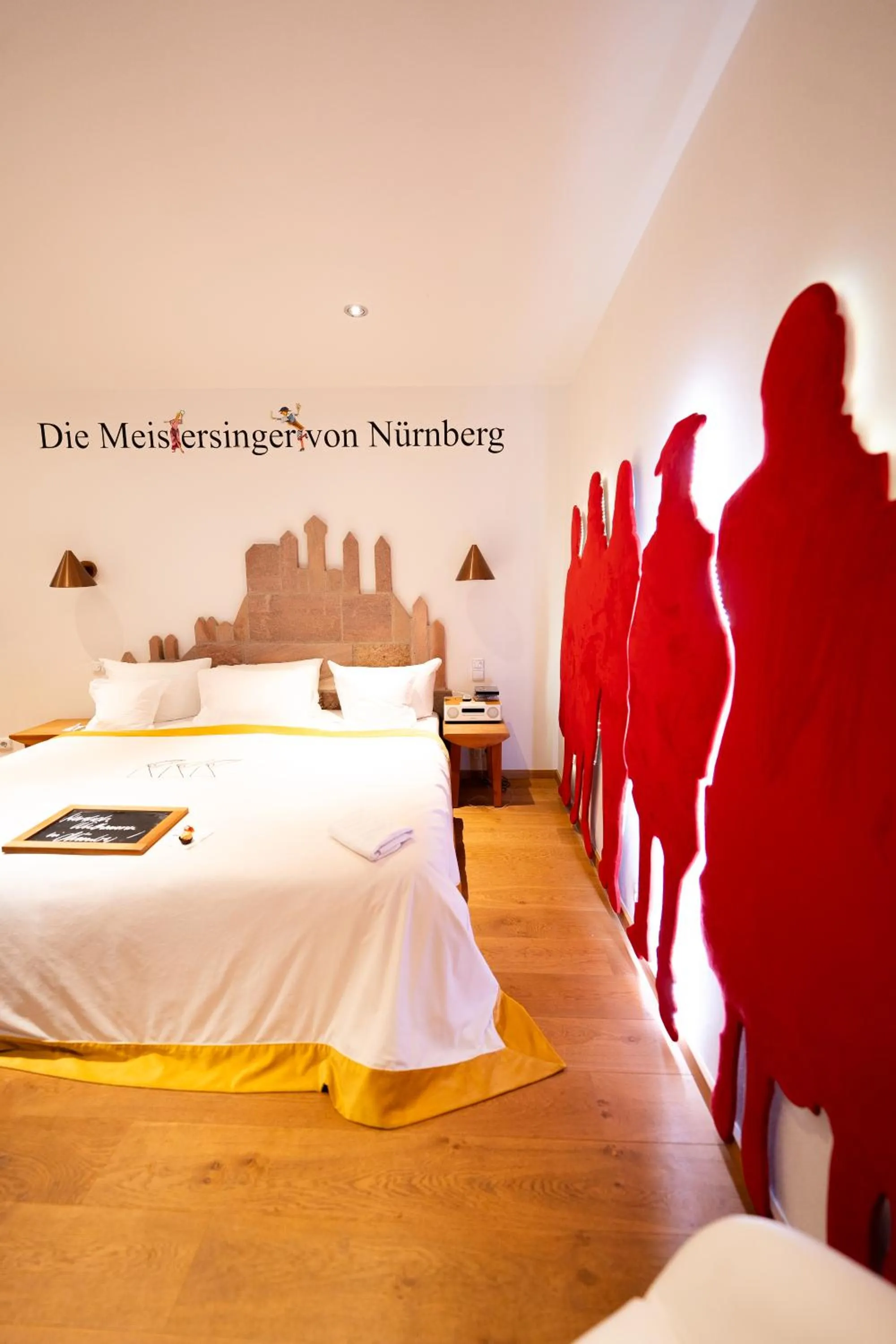 Bed in Hotel Drei Raben