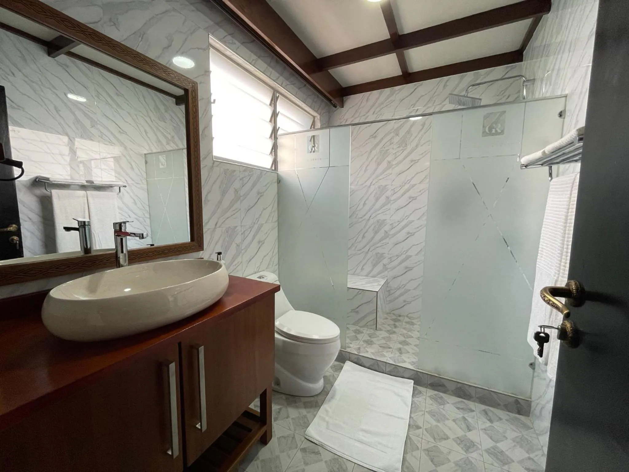 Shower in Governor's Residence