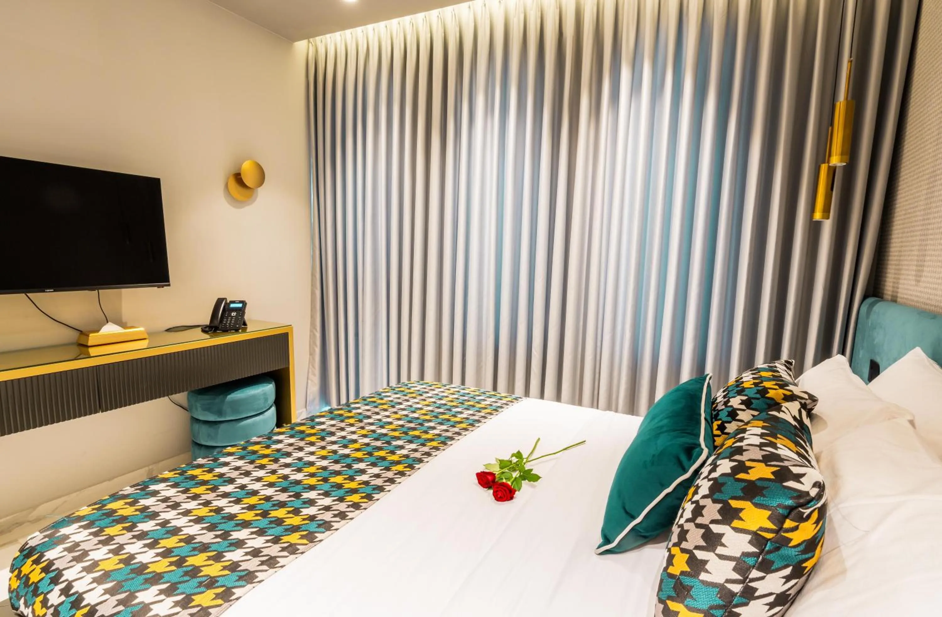 Bed in Saladin Boutique Hotel