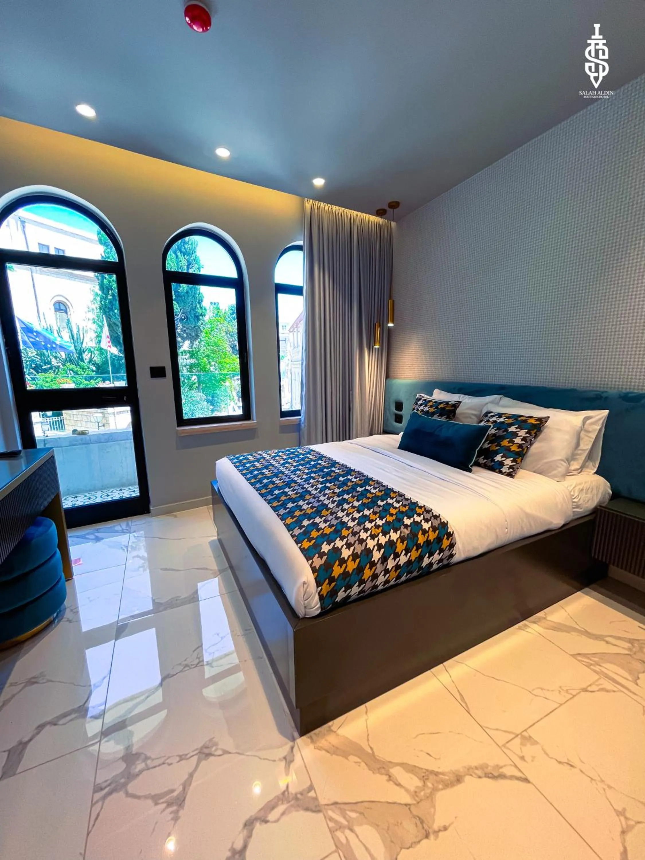 Bed in Saladin Boutique Hotel