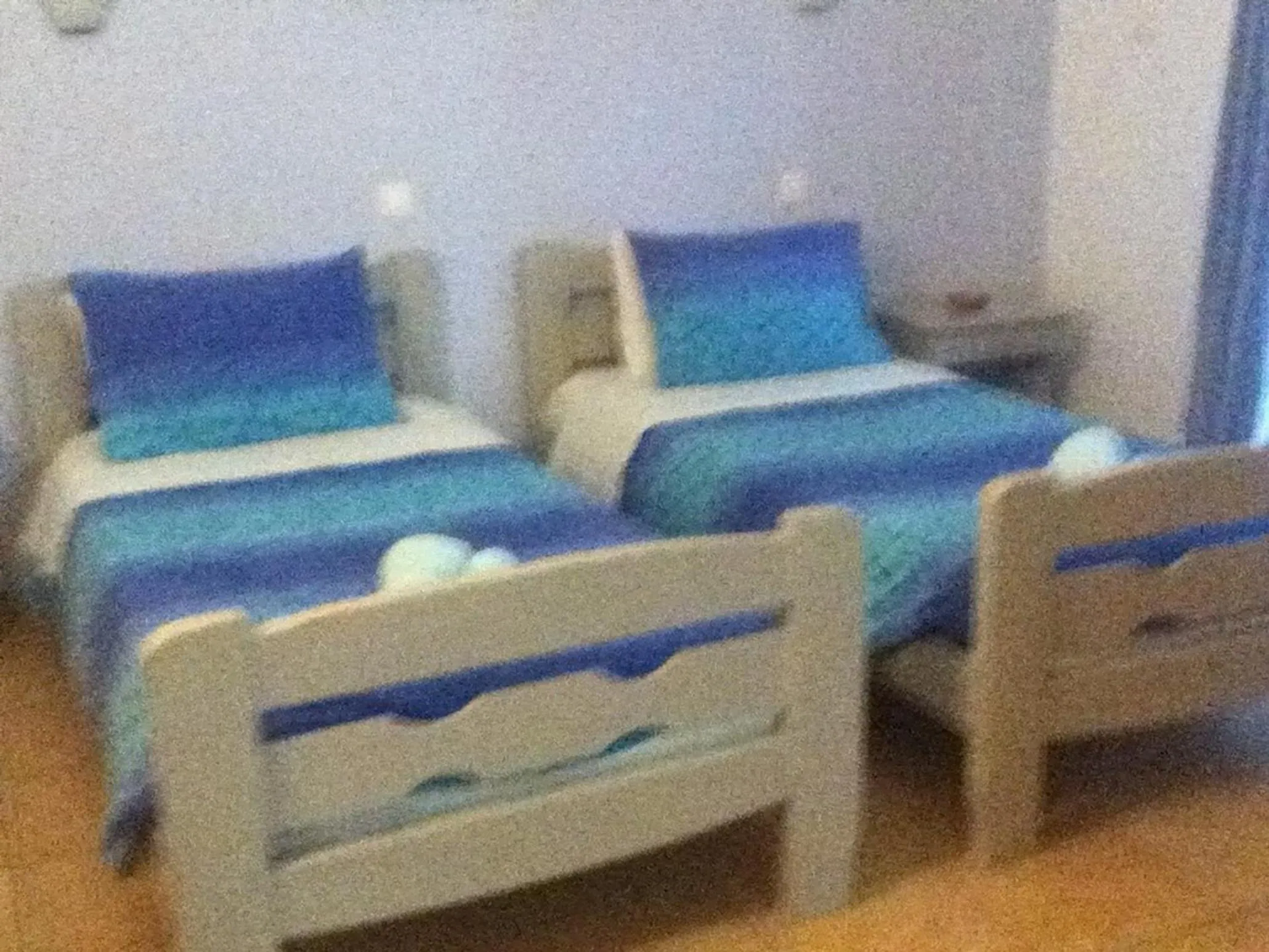 Bed in Galini Pension