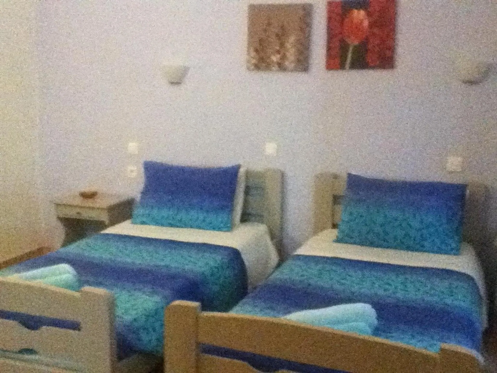 Bed in Galini Pension