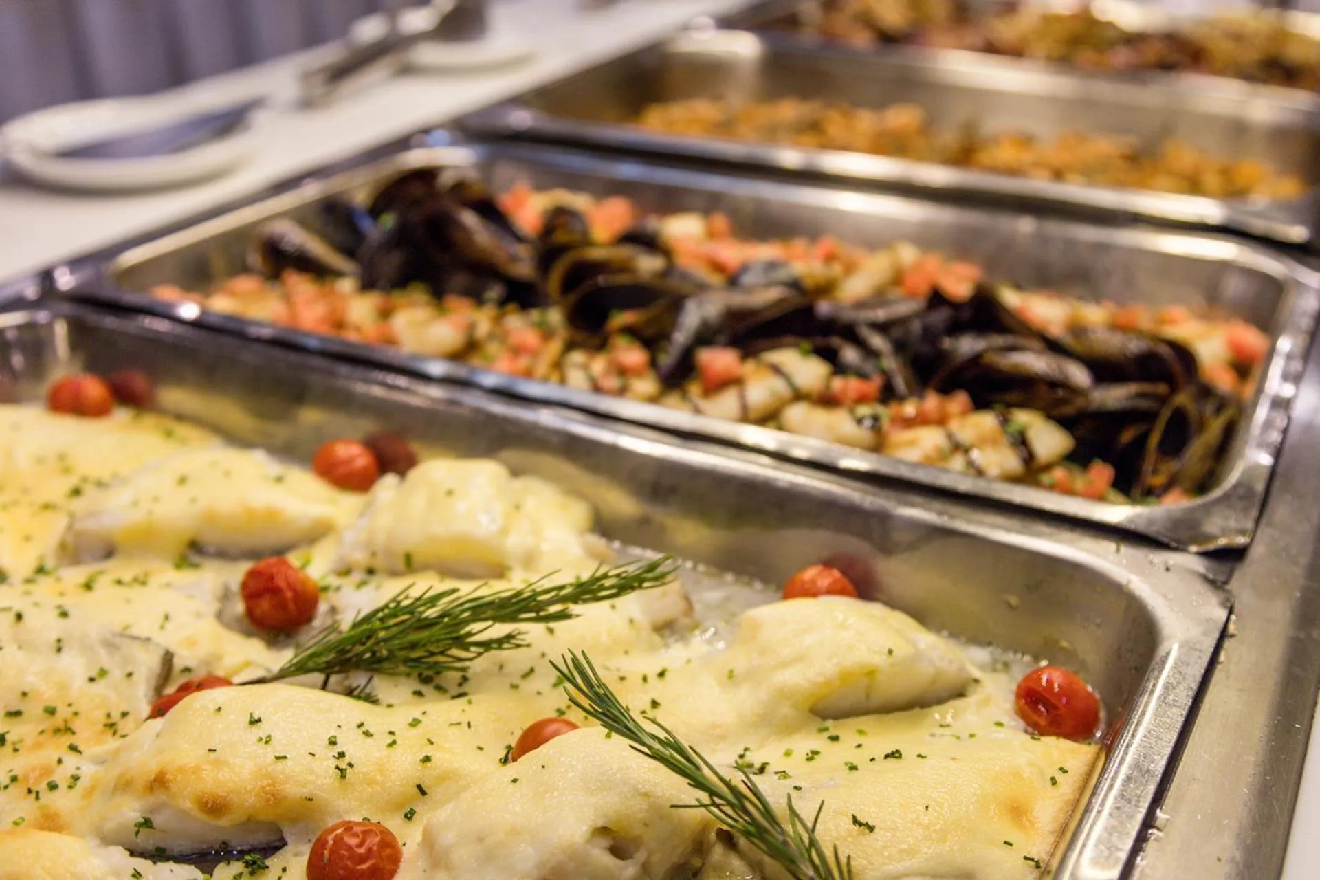 Food close-up in Hotel Balneario Playa de Comarruga