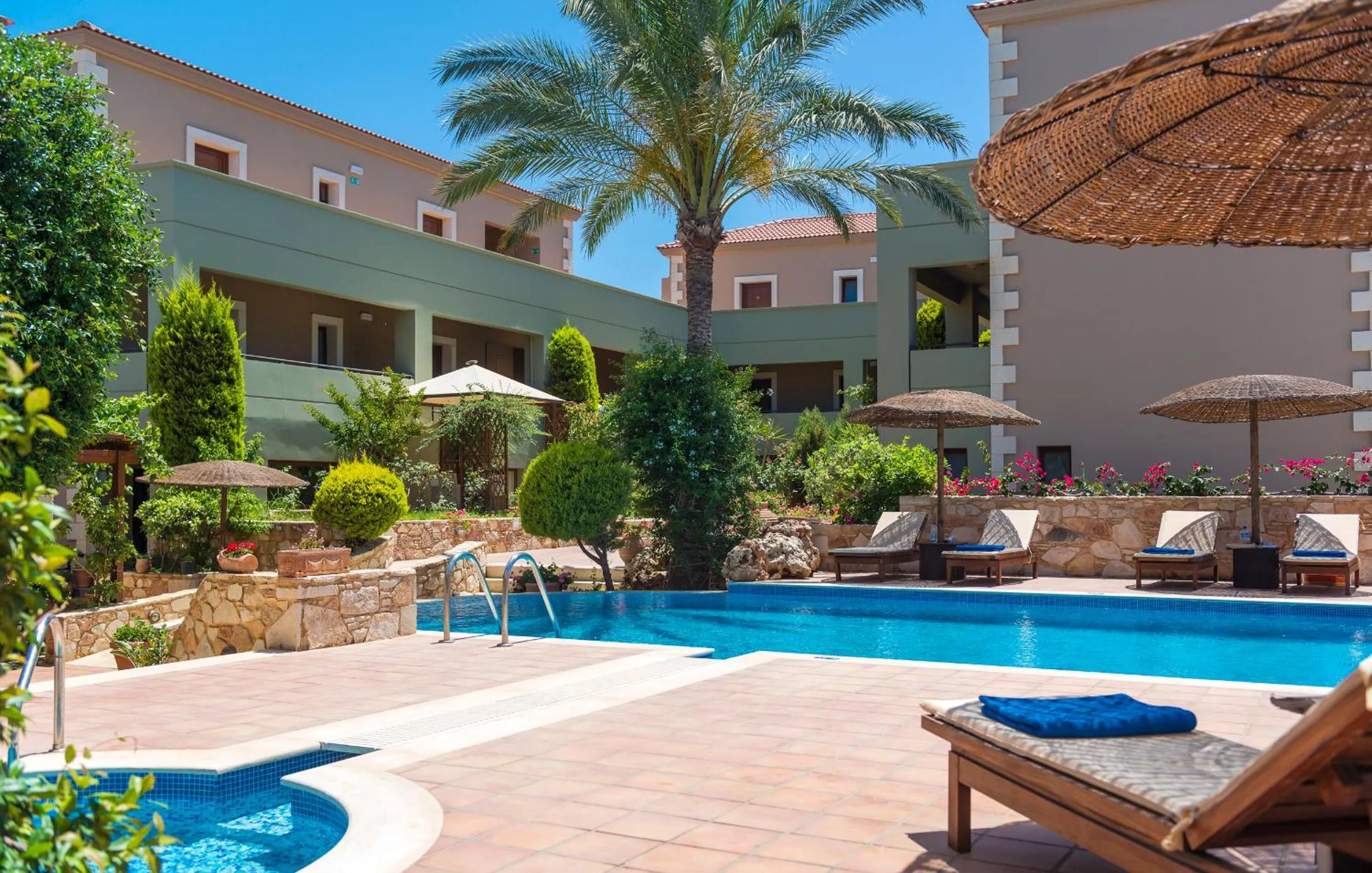 Patio in Mistral Hotel - For Solo Travelers