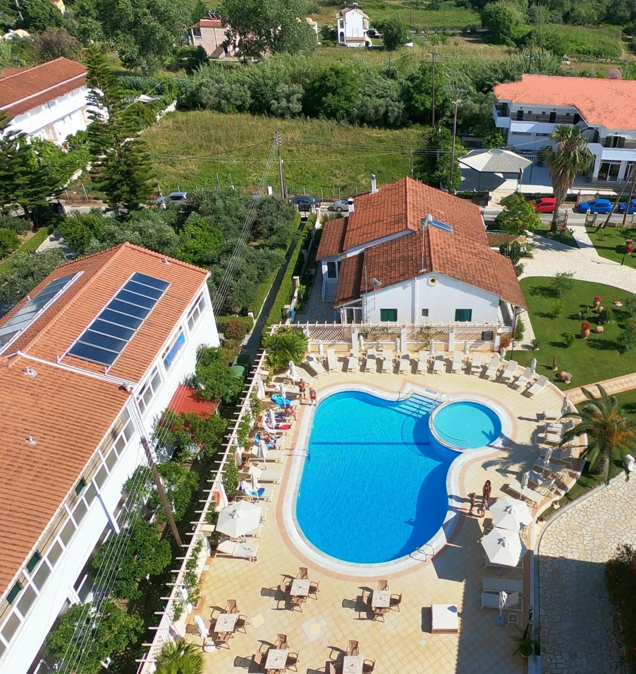 Bird's eye view in Konstantina Apartments