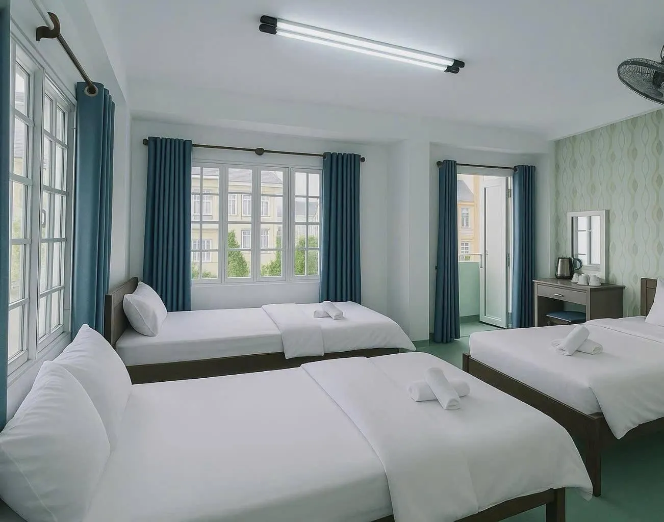 Photo of the whole room, Bed in Glory Gia Huy Hotel