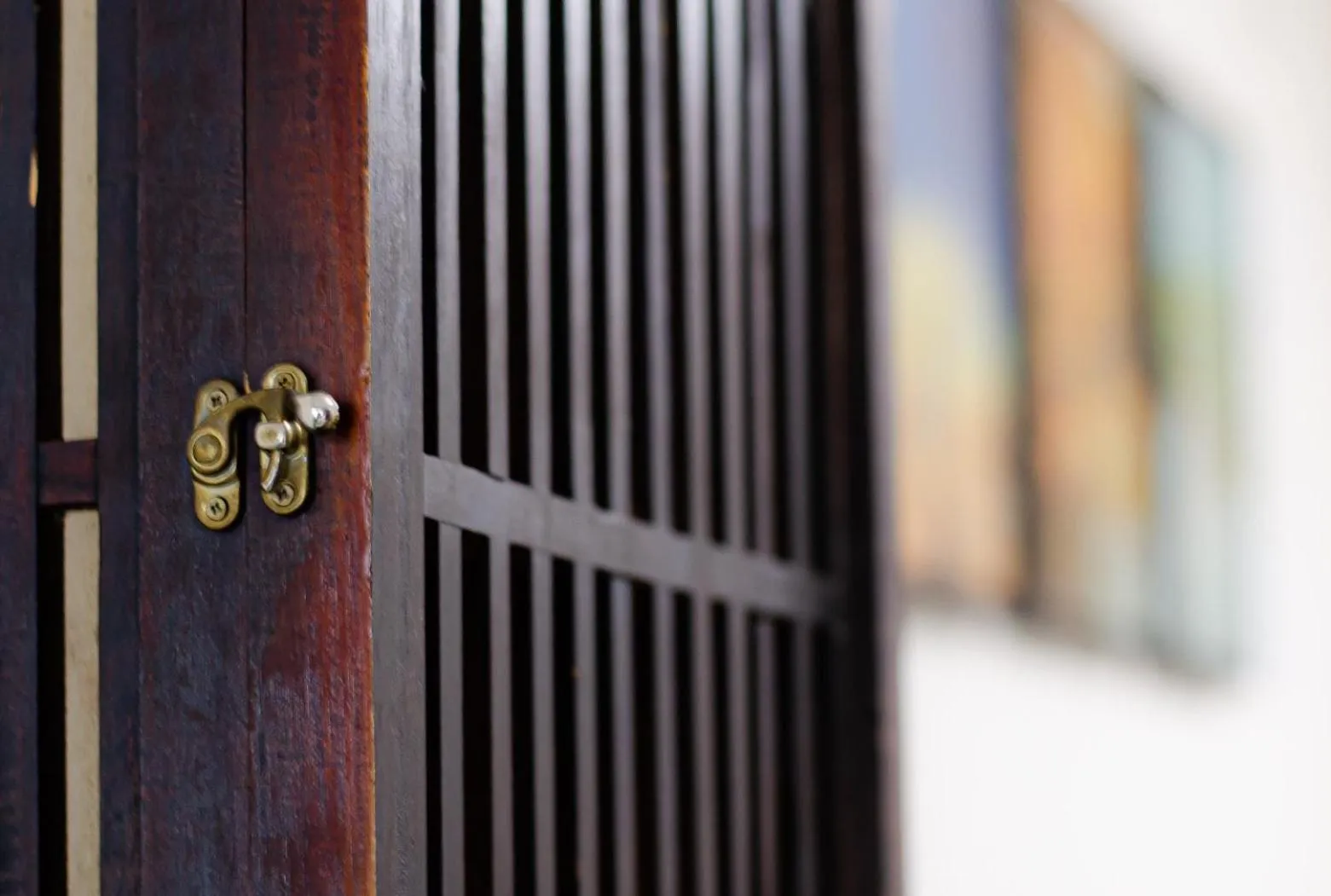 Decorative detail in Wafu Ryokan Uehonmachi