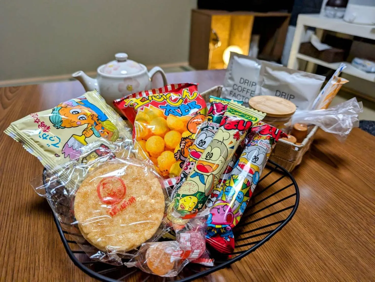 Food and drinks in Wafu Ryokan Uehonmachi