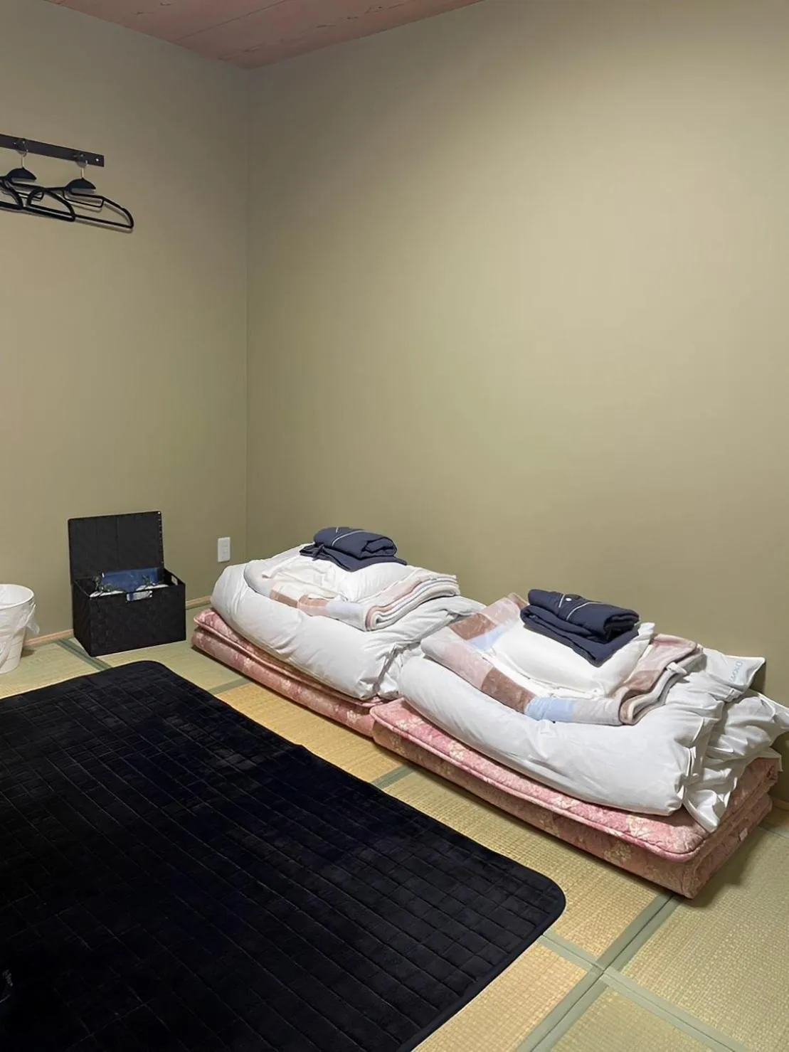 Bed in Wafu Ryokan Uehonmachi