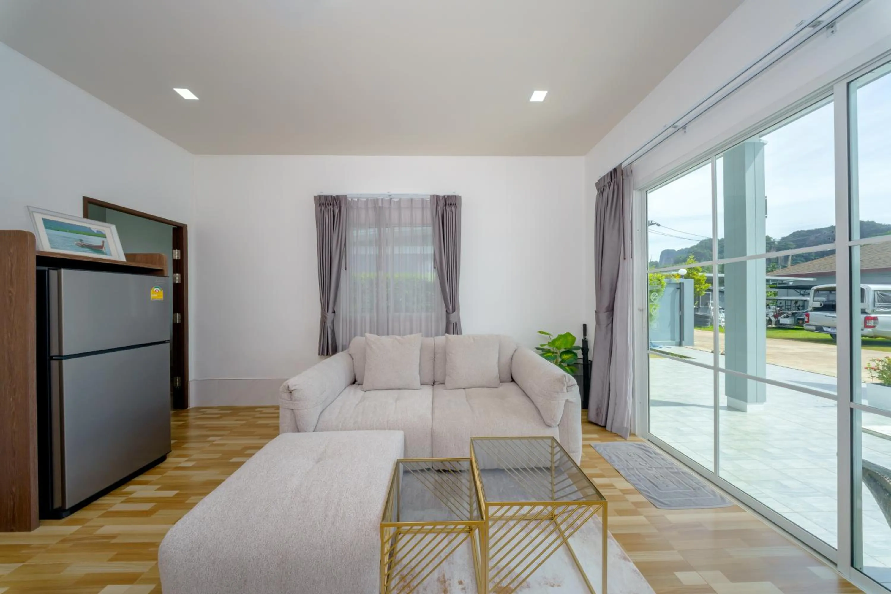 Living room, Bed in Lark Pool Villa Aonang Krabi