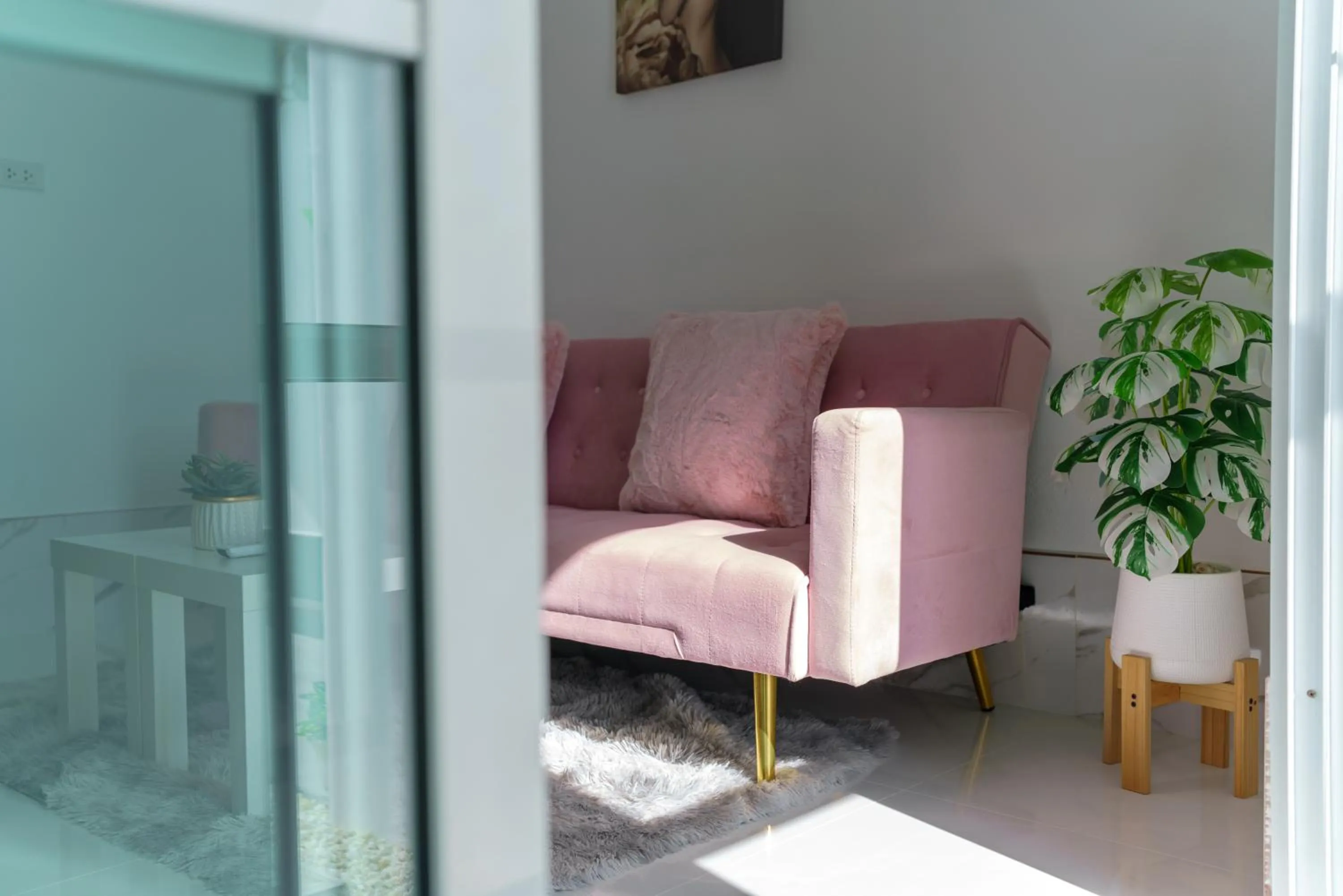 Seating area in Lark Pool Villa Aonang Krabi