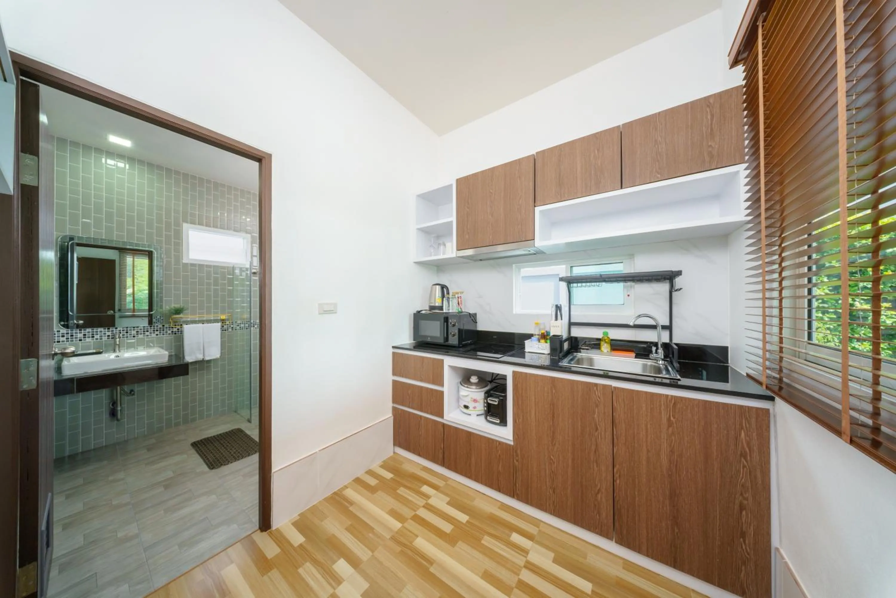 Kitchen or kitchenette in Lark Pool Villa Aonang Krabi