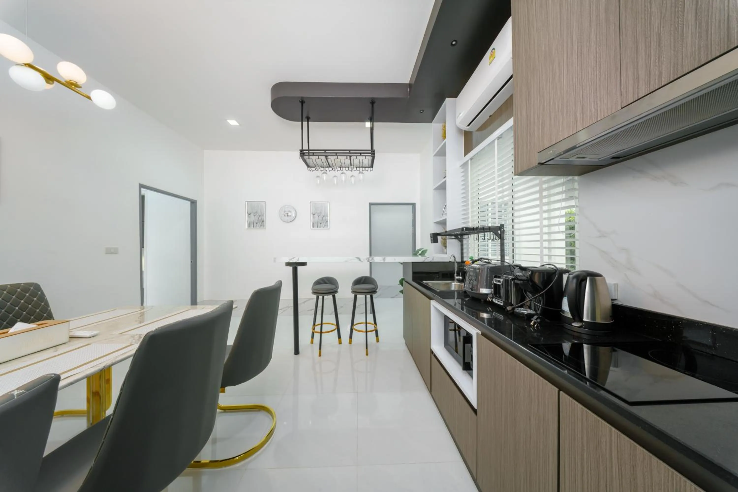 Kitchen or kitchenette in Lark Pool Villa Aonang Krabi