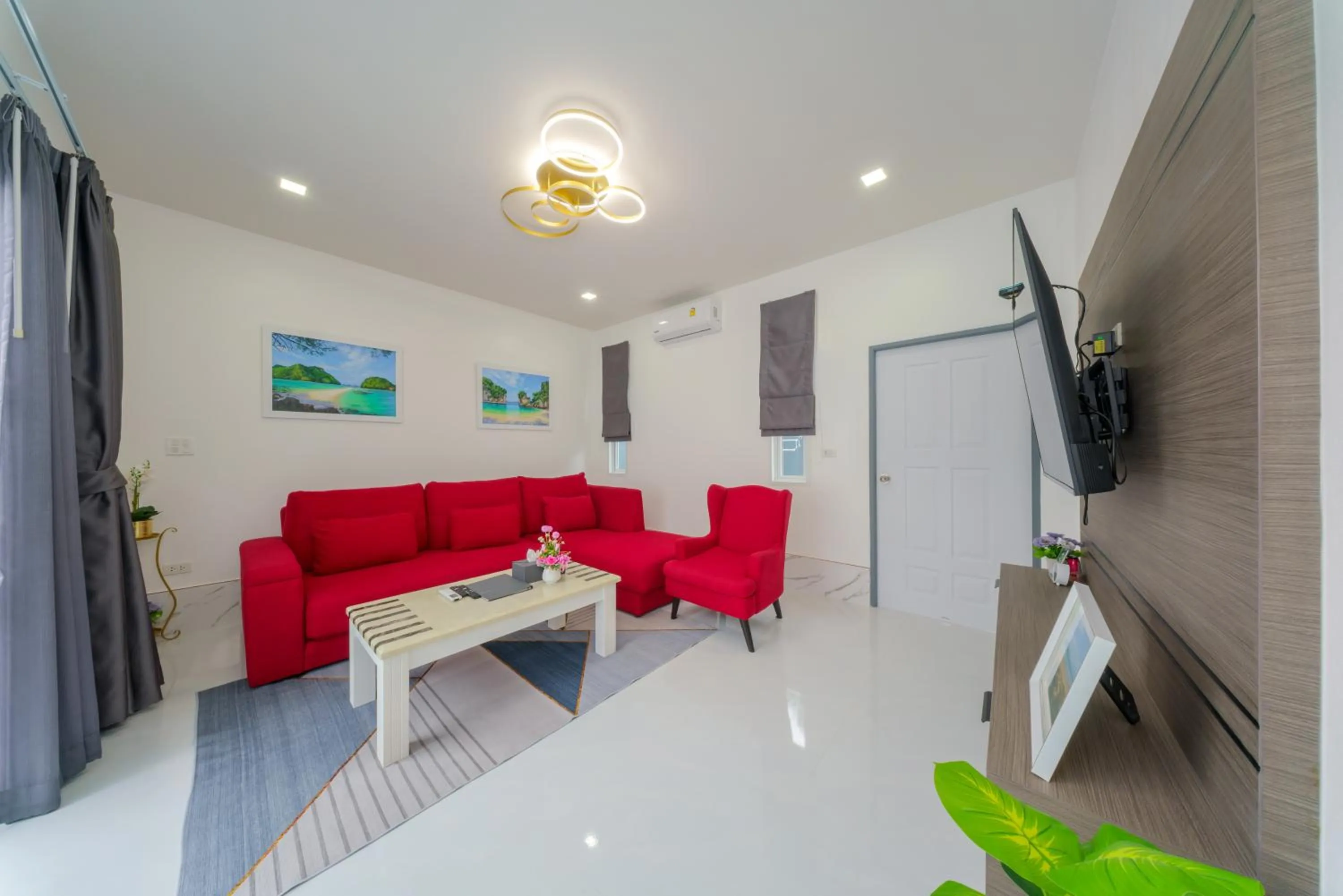 Living room in Lark Pool Villa Aonang Krabi