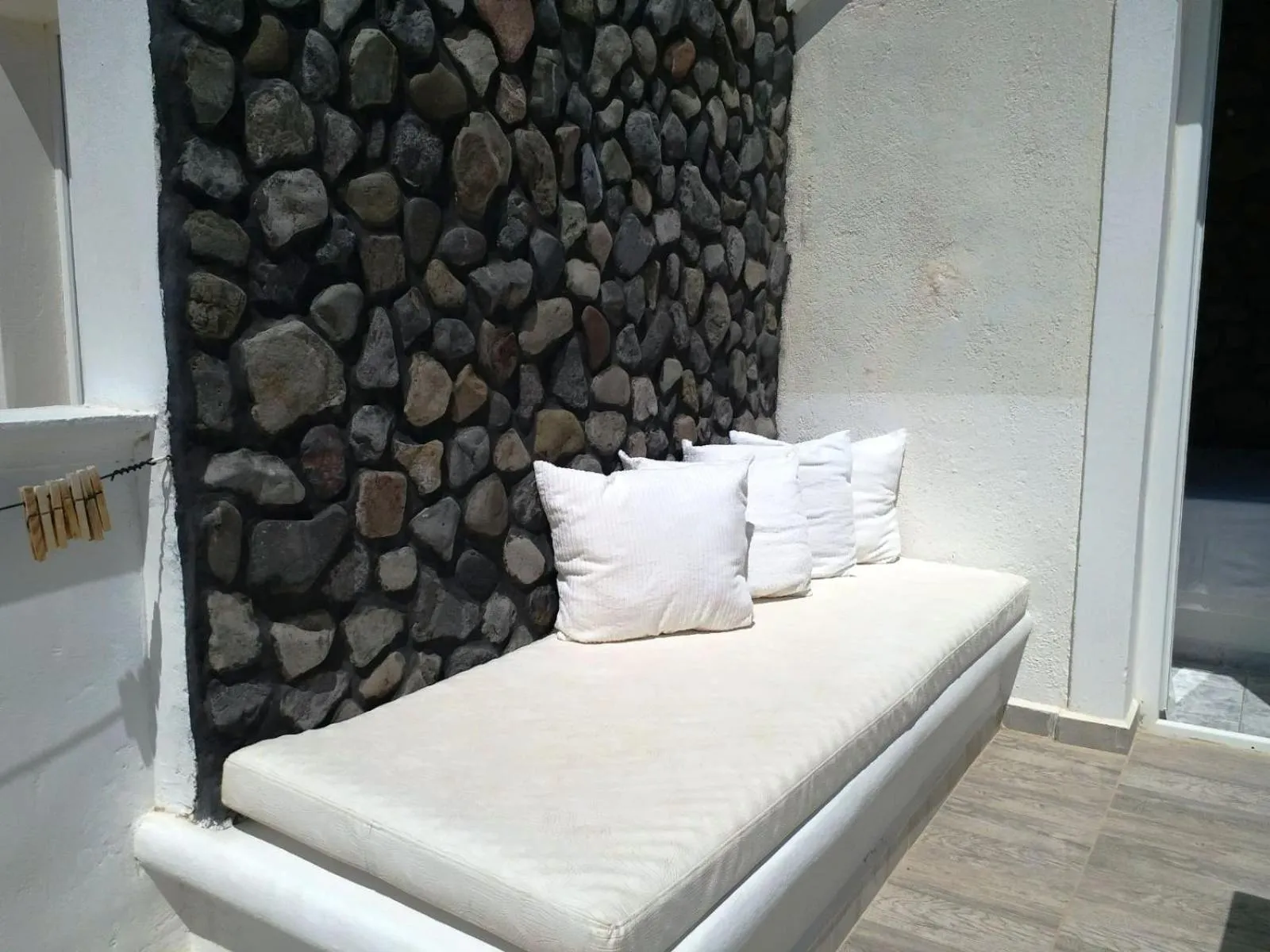 Bed in Atalos Suites