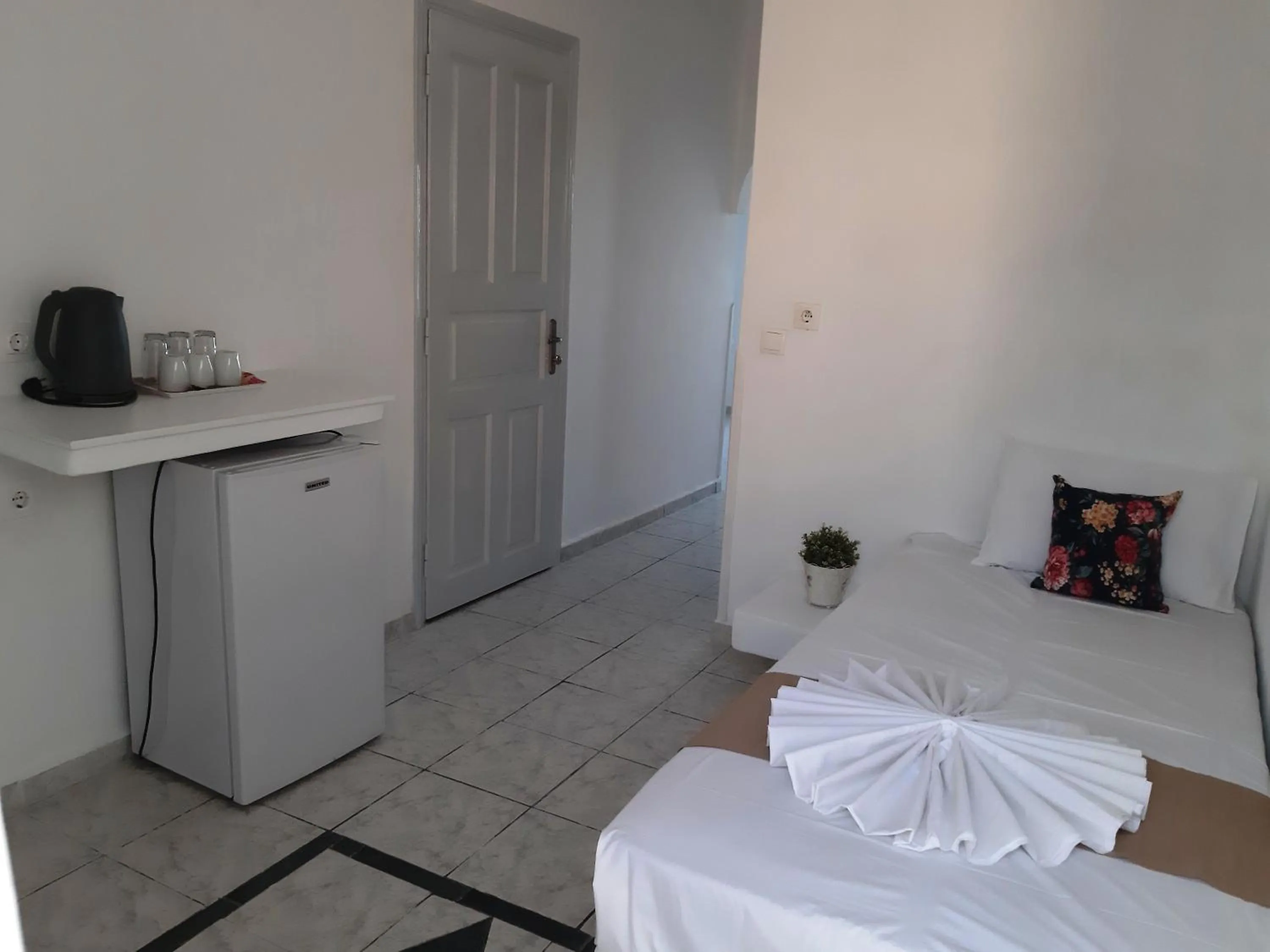 Bed in Atalos Suites