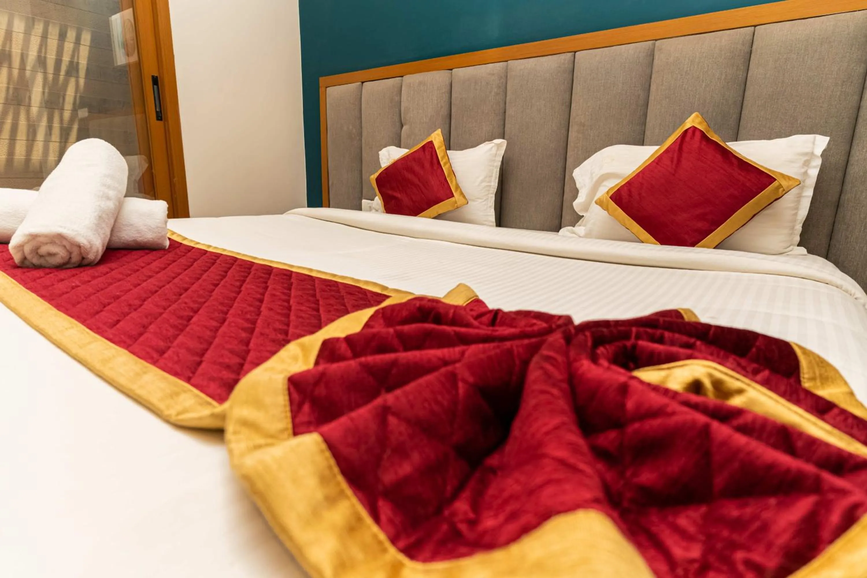 Bedroom, Bed in Hotel Aalia