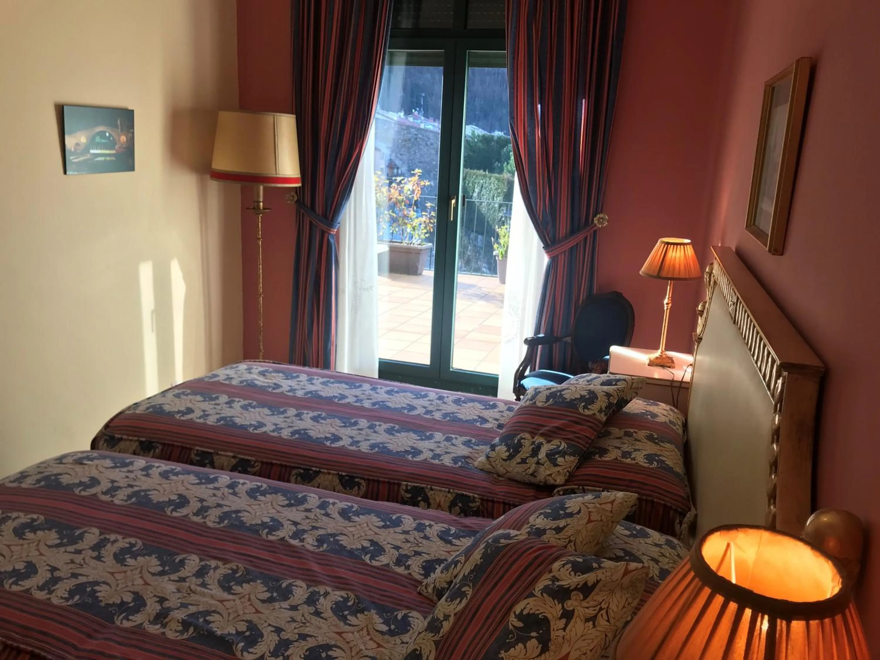 Decorative detail, Bed in Hotel de Camprodón