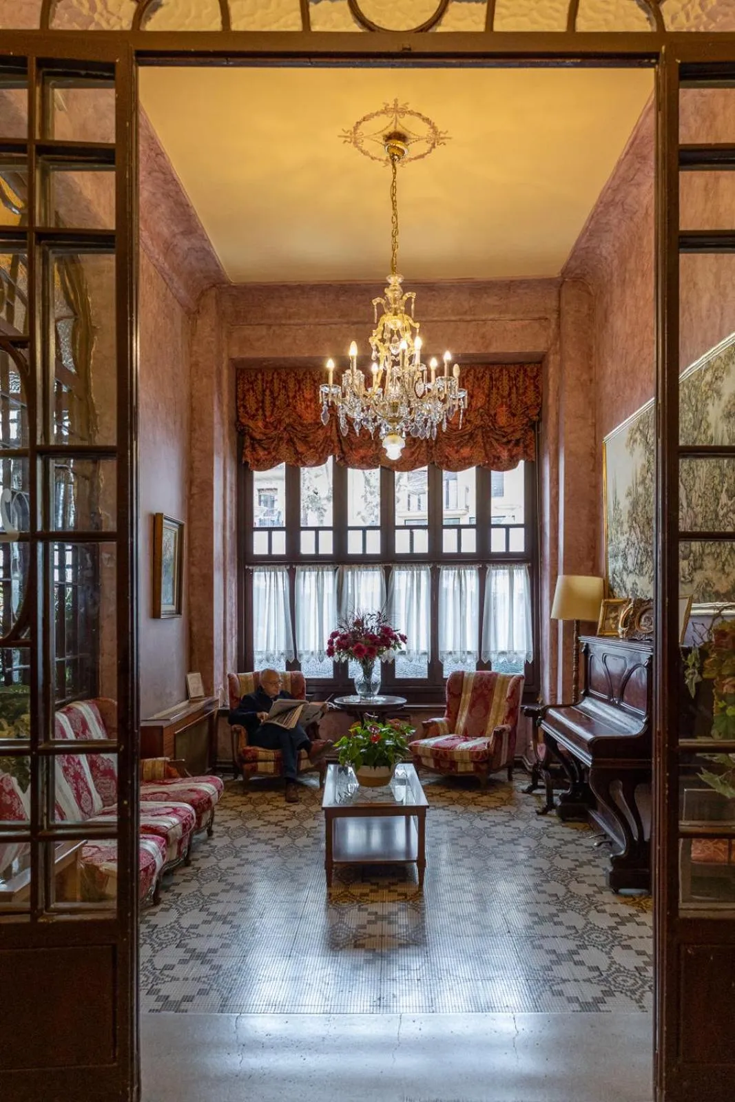 Living room in Hotel de Camprodón