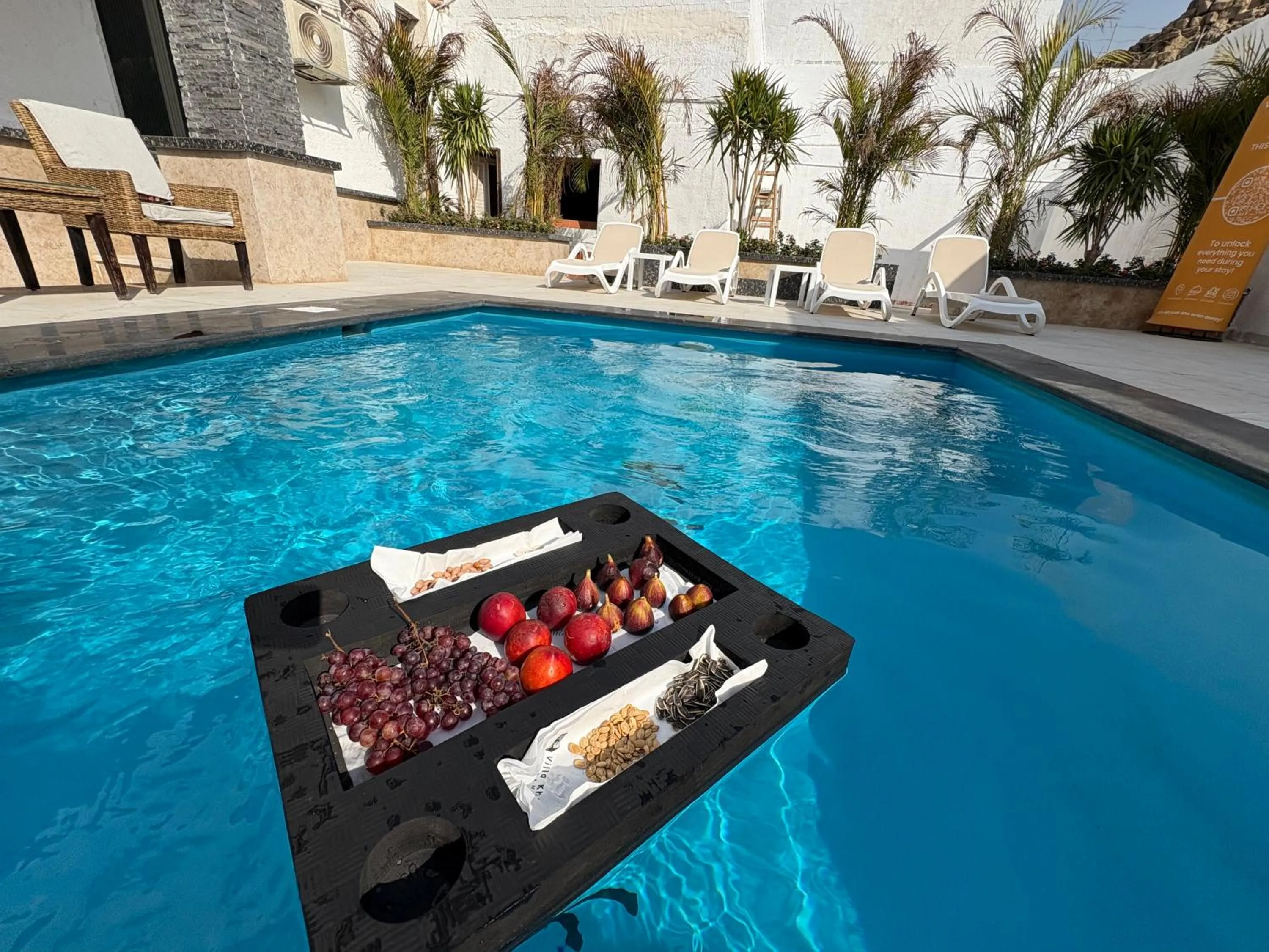 Swimming pool in Villa Khufu Pyramids Hotel