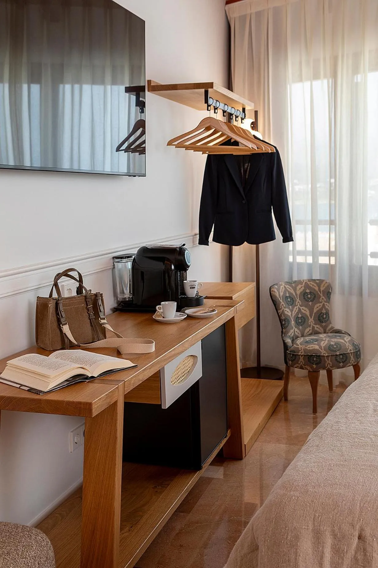 Coffee/tea facilities, Bed in Hotel Spa Porto Cristo