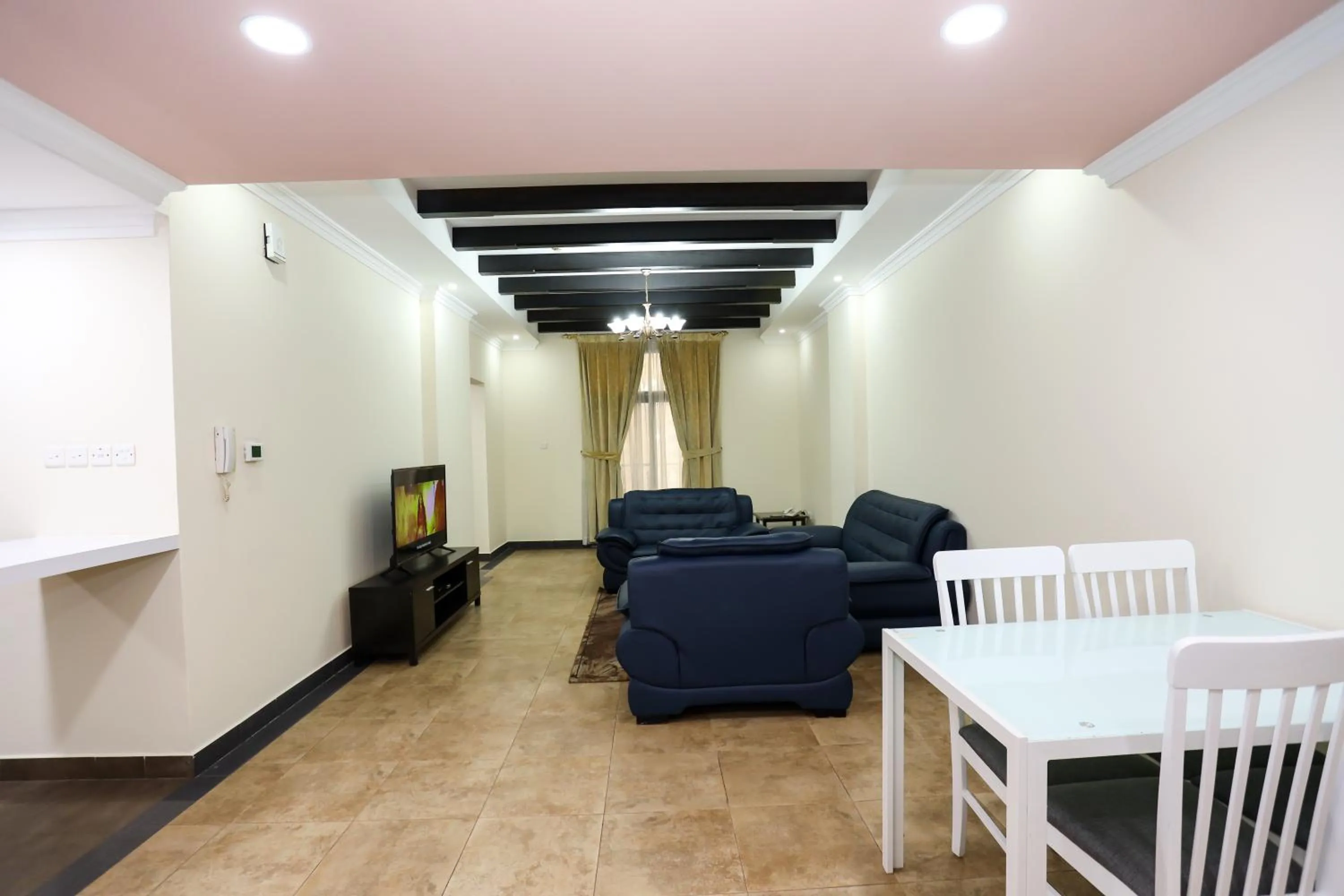 Living room in Pearl Bahrain Suites