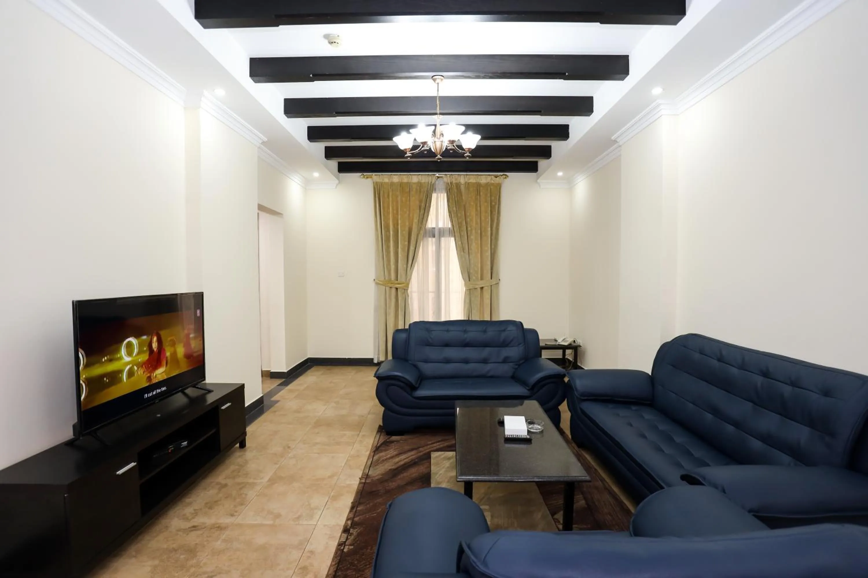 Living room in Pearl Bahrain Suites
