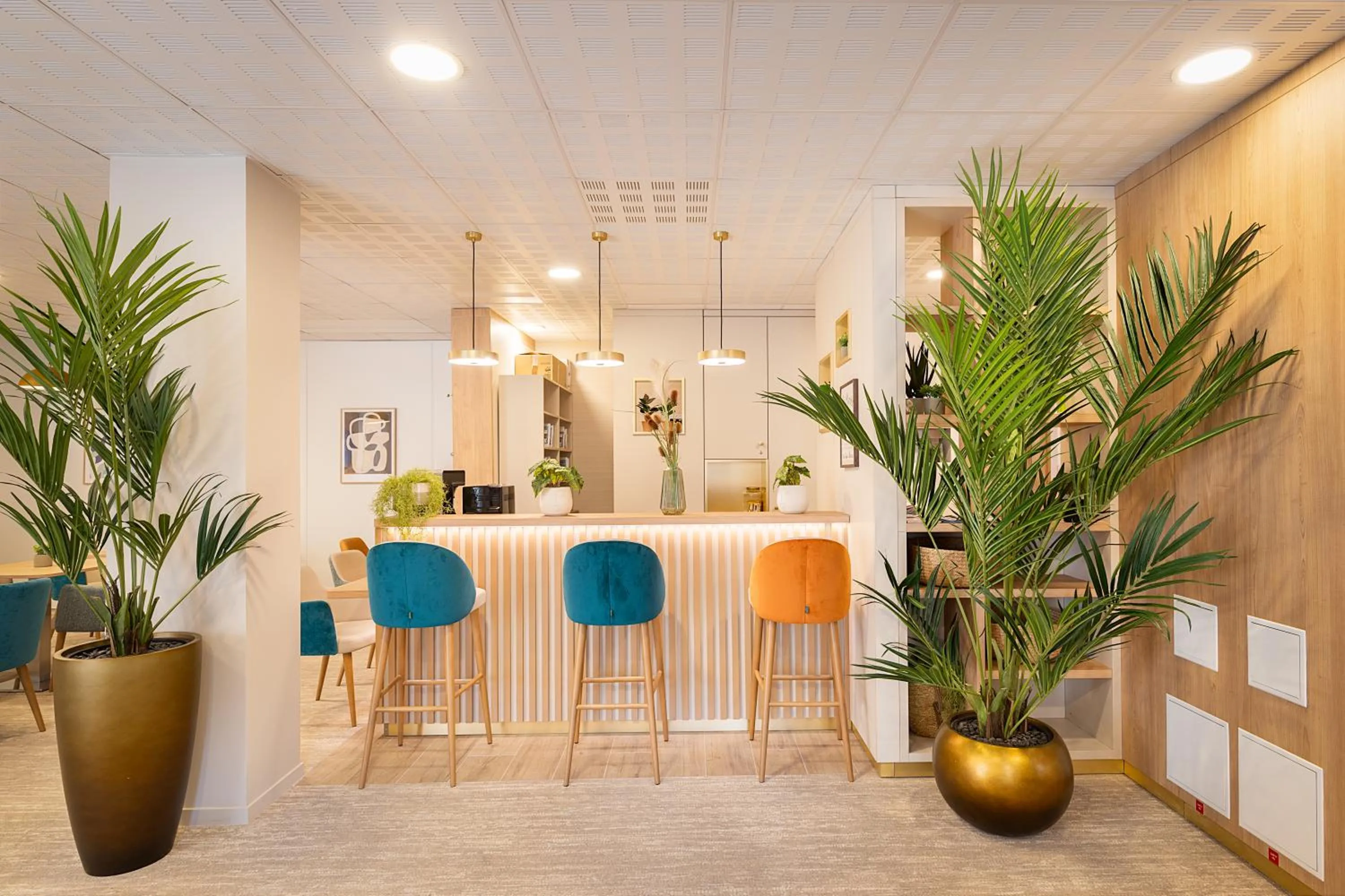 Lobby or reception in Zenao Appart'hôtels Le Raincy