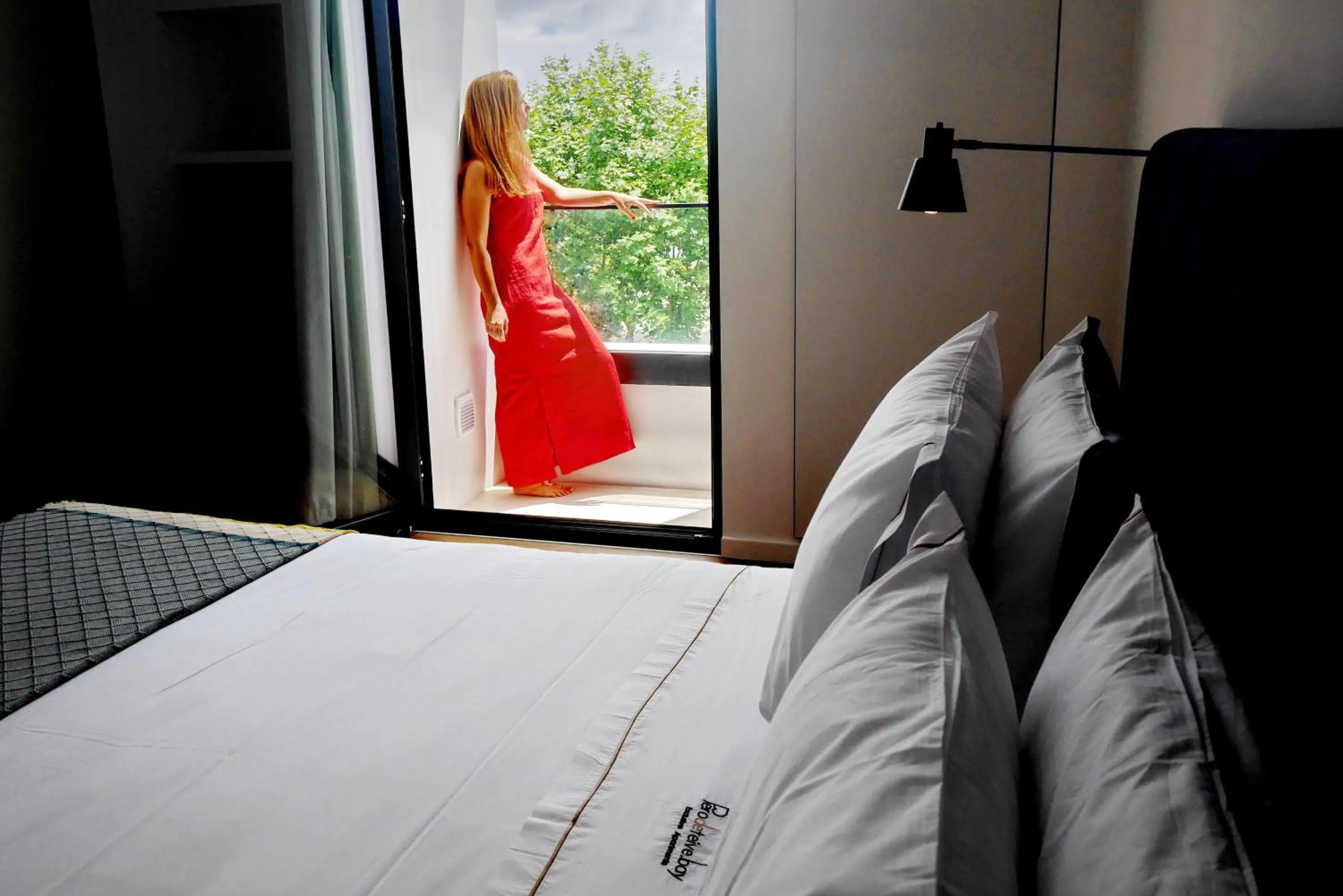 Bed in Pêro Teive Bay Apartments Hotel