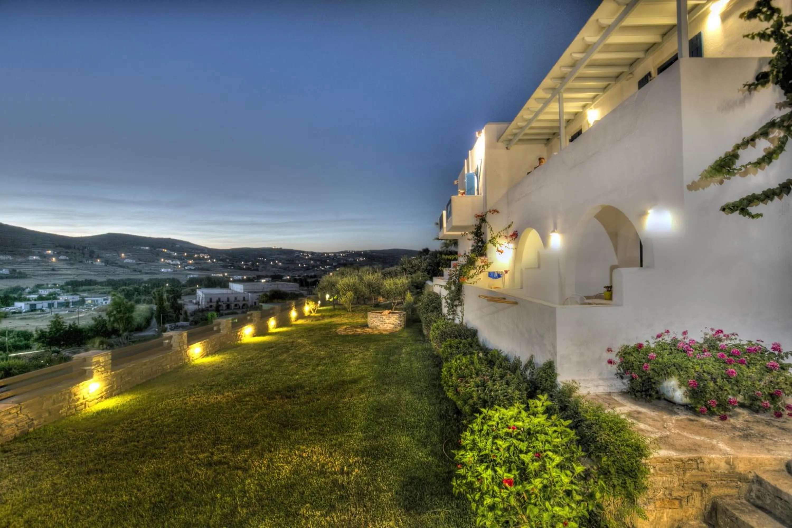 Garden in Pyrgaki Hotel