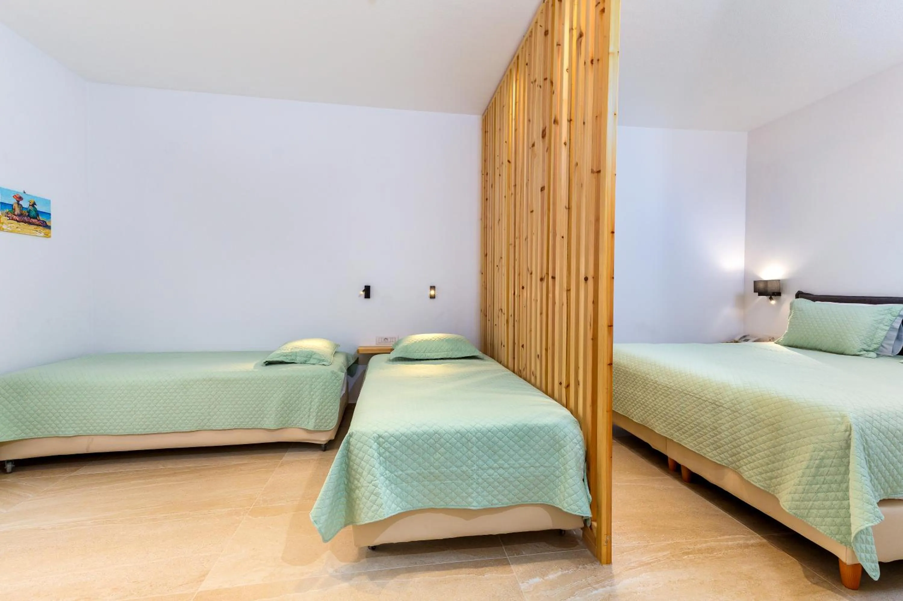 Photo of the whole room, Bed in Pyrgaki Hotel