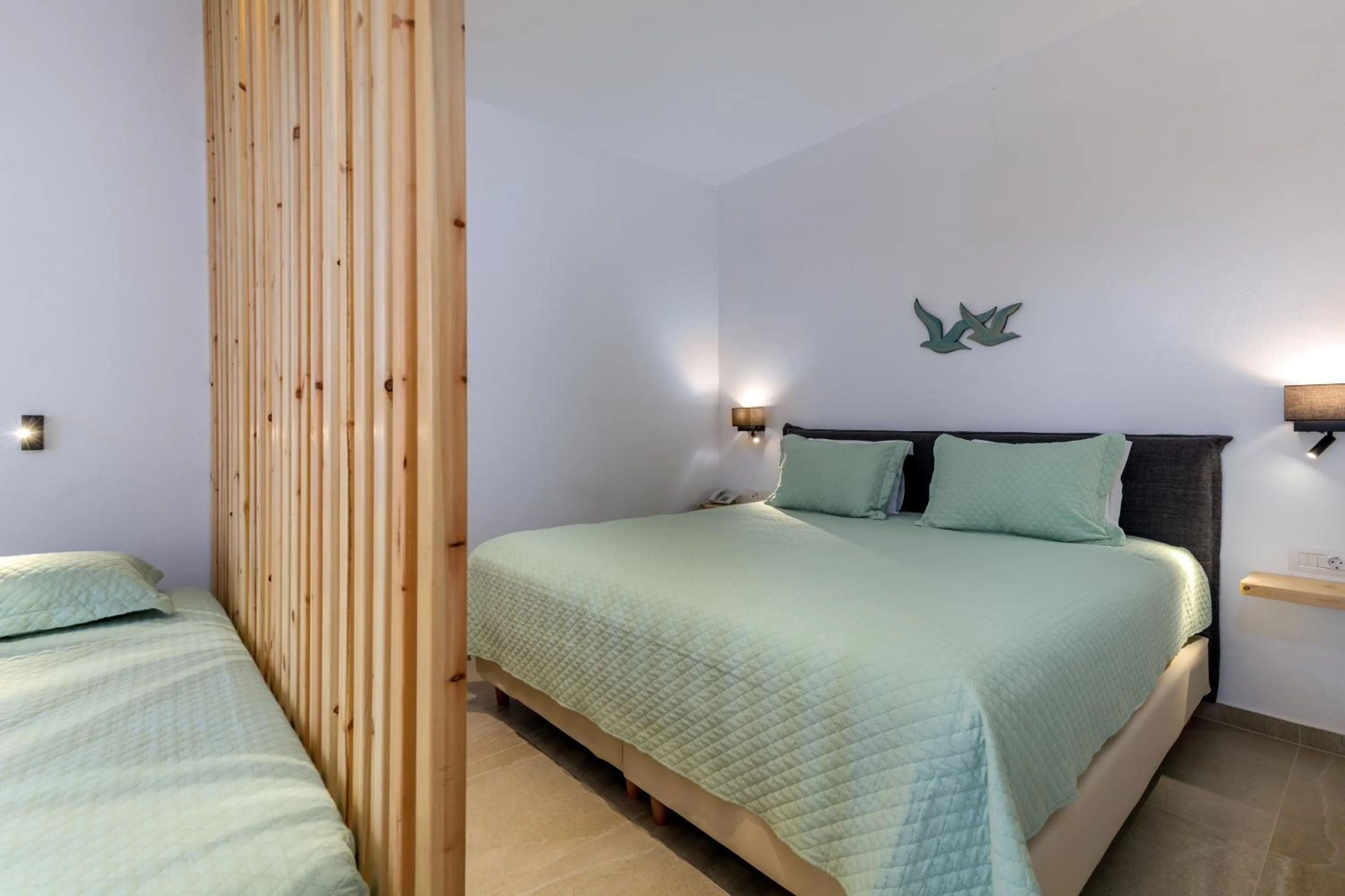 Bedroom, Bed in Pyrgaki Hotel