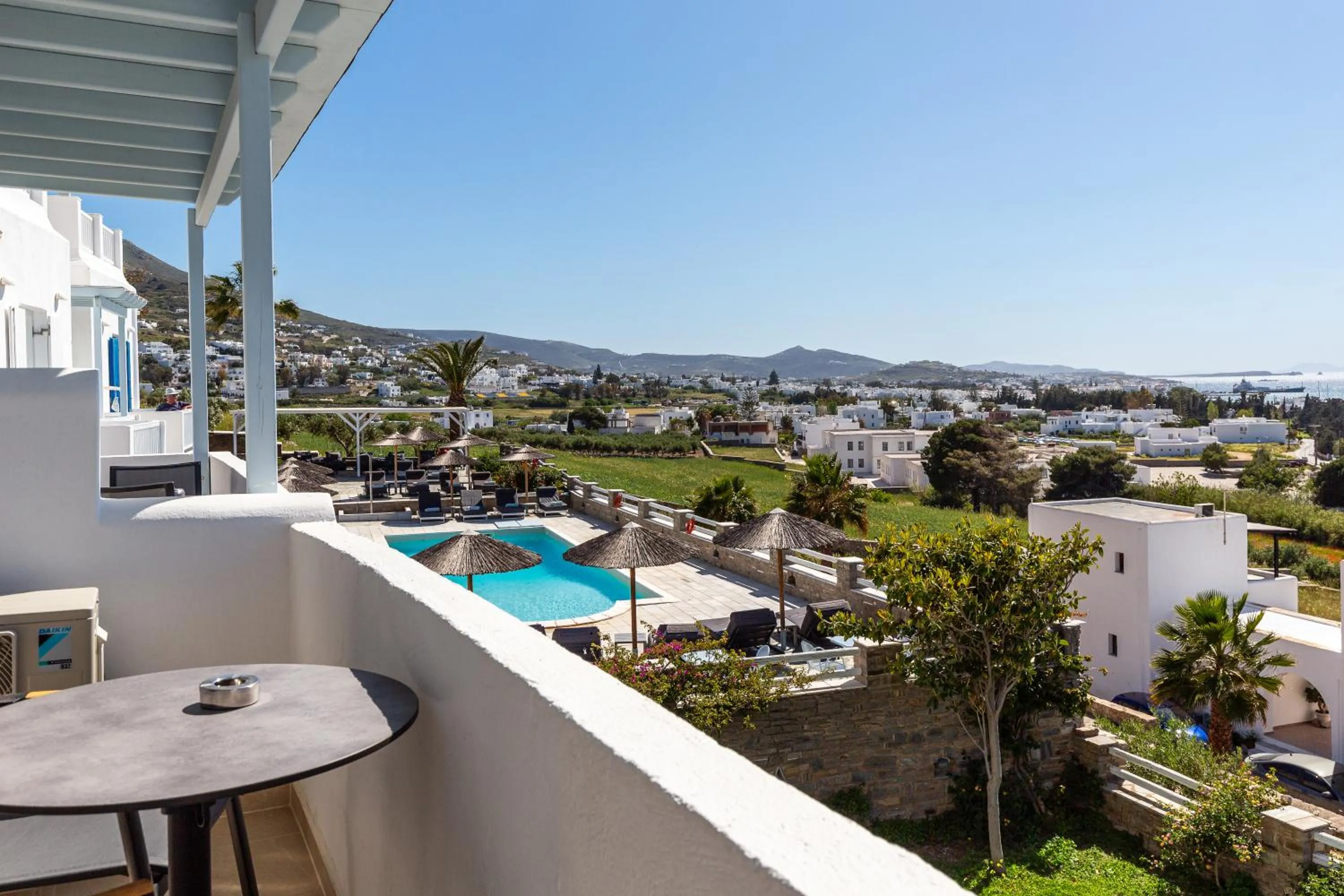 Balcony/Terrace in Pyrgaki Hotel