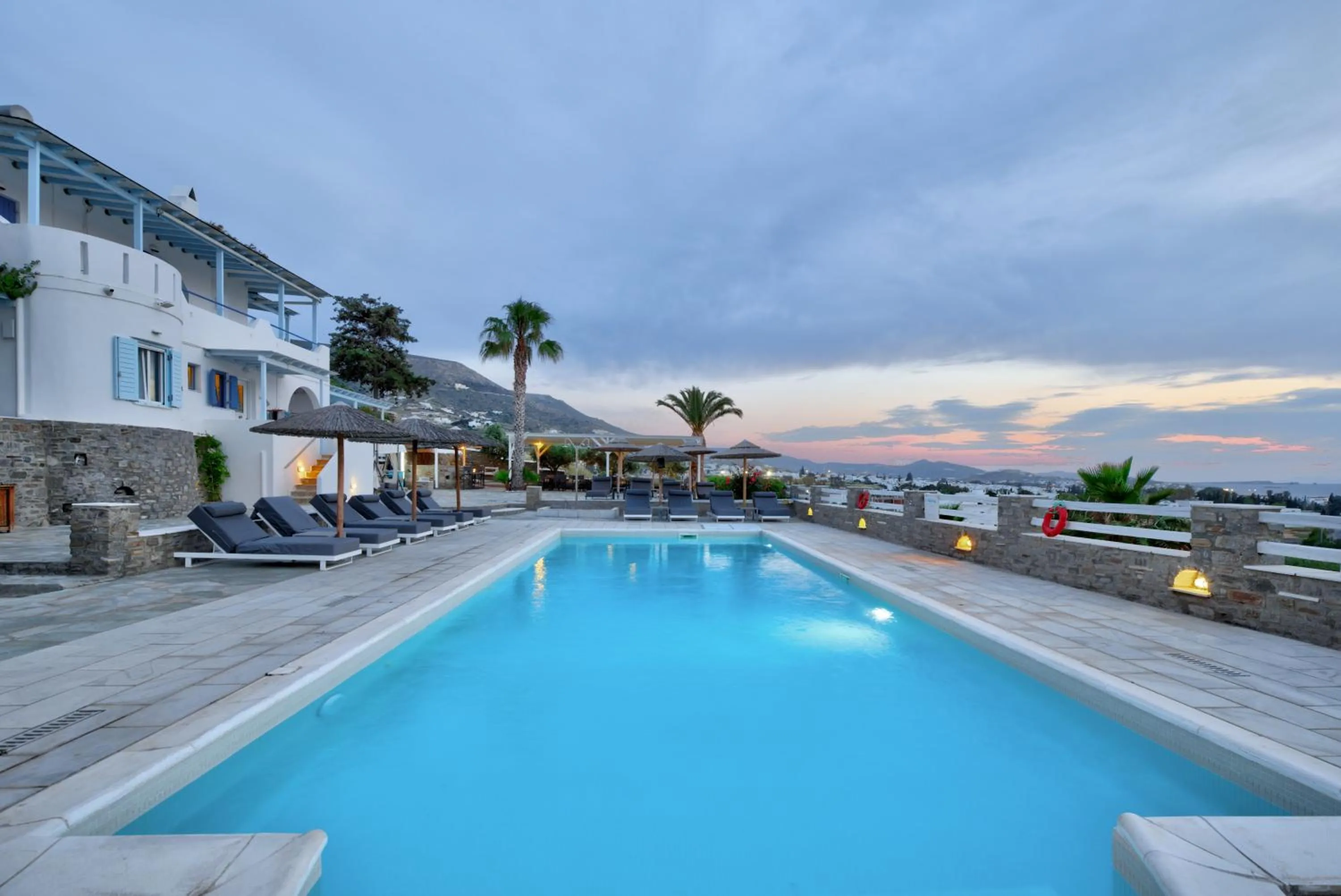 Swimming pool in Pyrgaki Hotel
