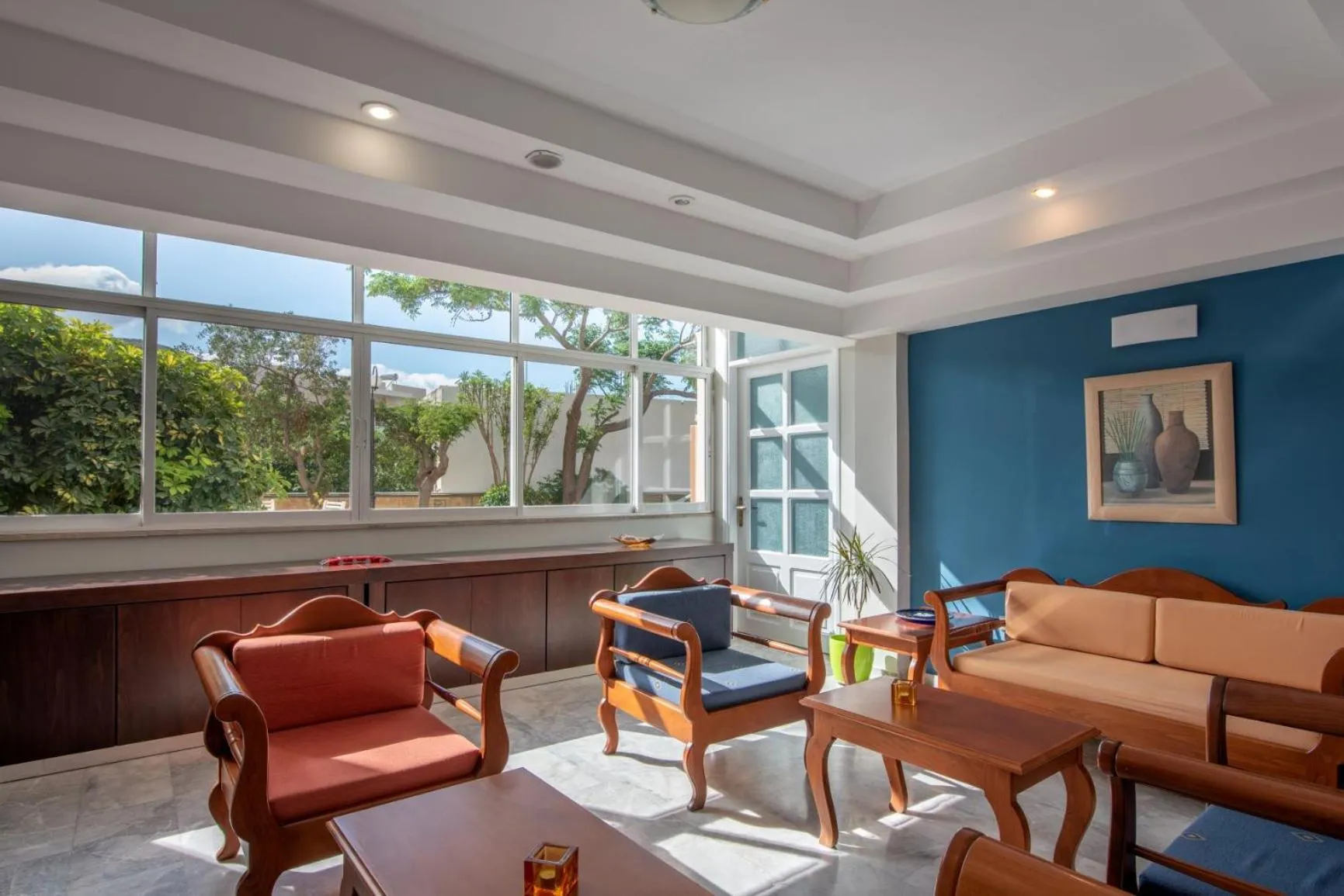 Lobby or reception in Hermes Hotel