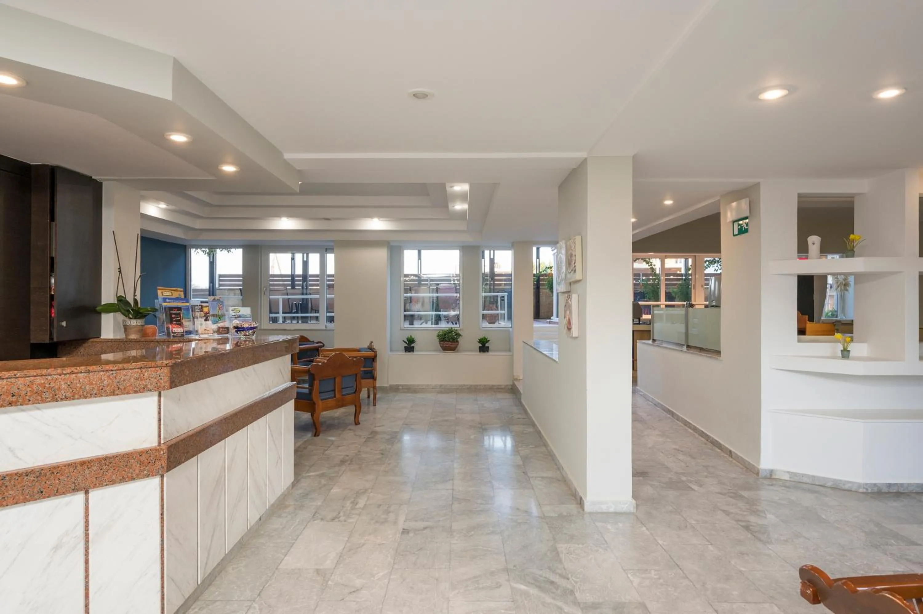 Lobby or reception in Hermes Hotel