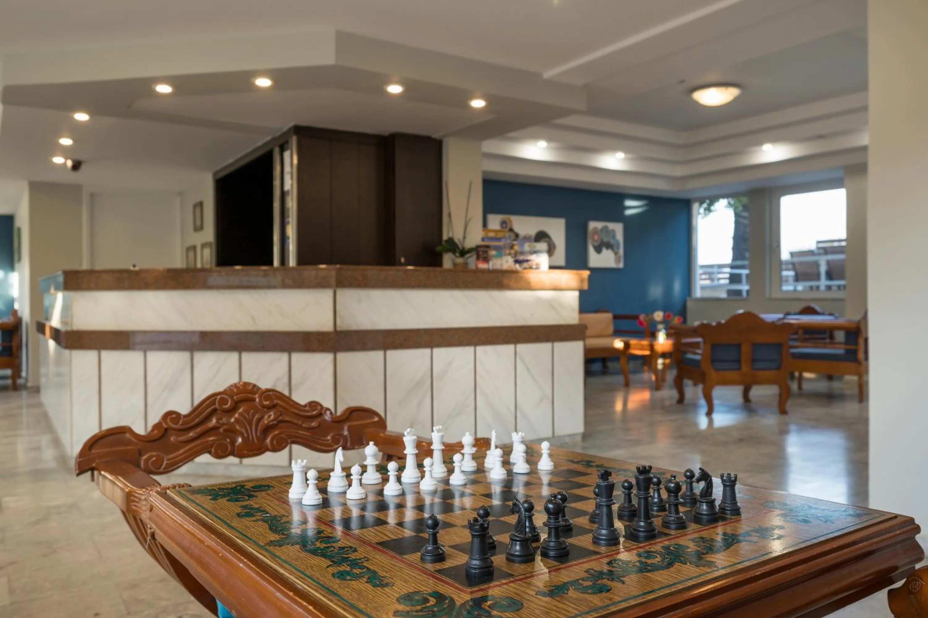 Lobby or reception in Hermes Hotel