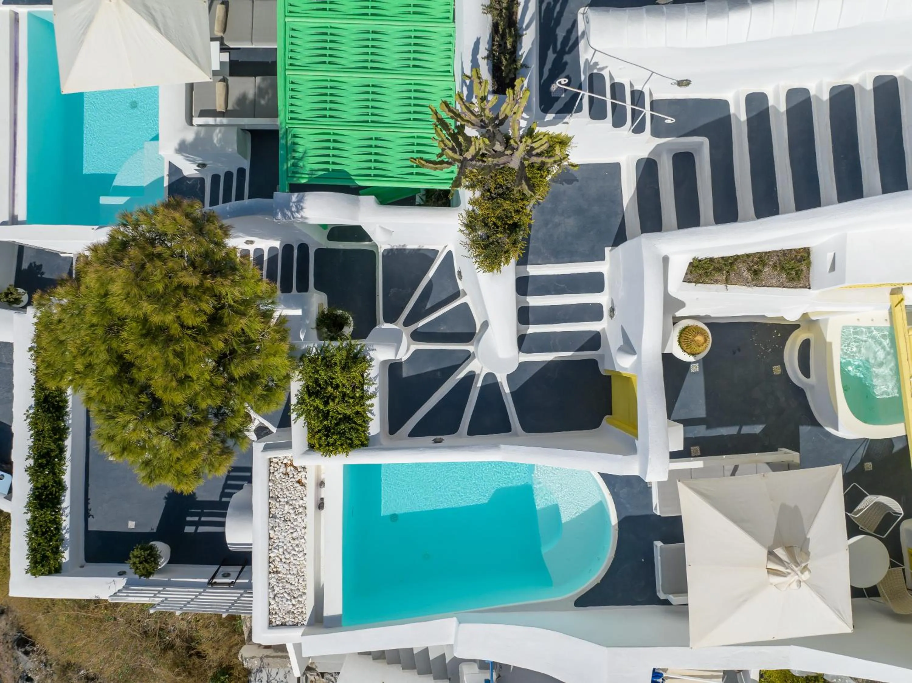 Pool view in Dreams Luxury Suites
