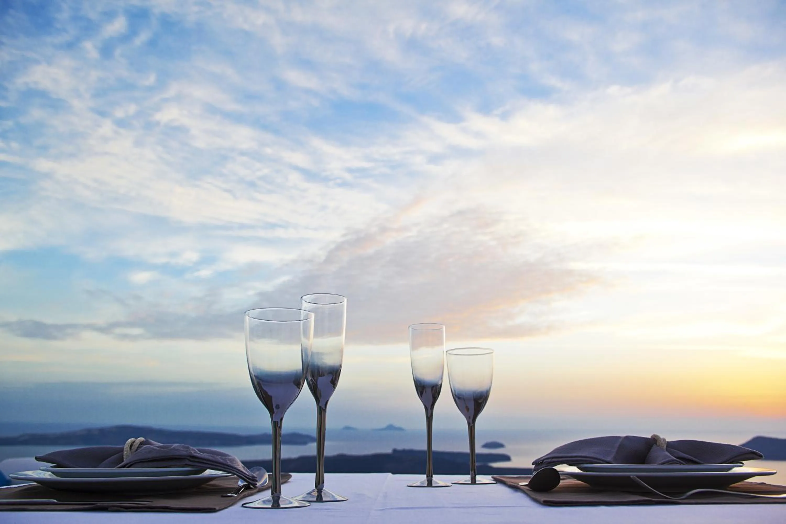 Alcoholic drinks in Dreams Luxury Suites