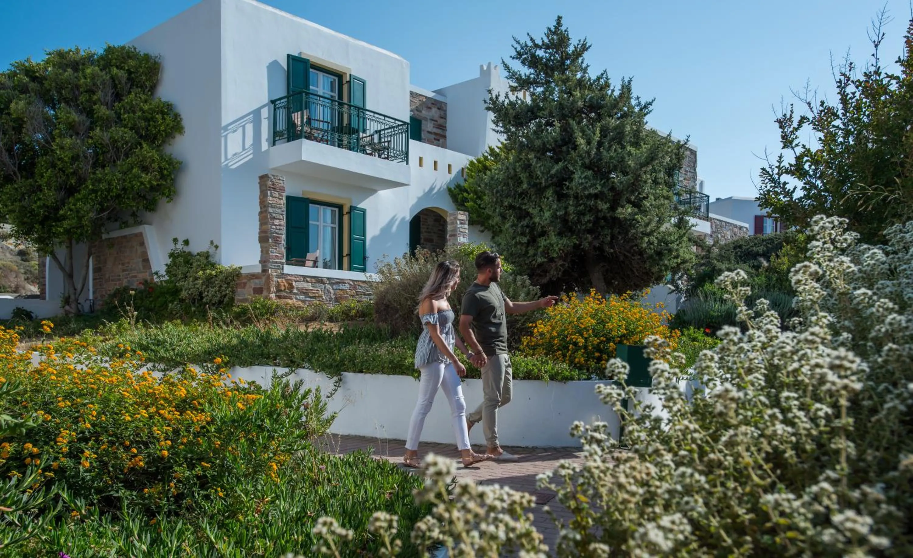 Garden in Naxos Palace Hotel